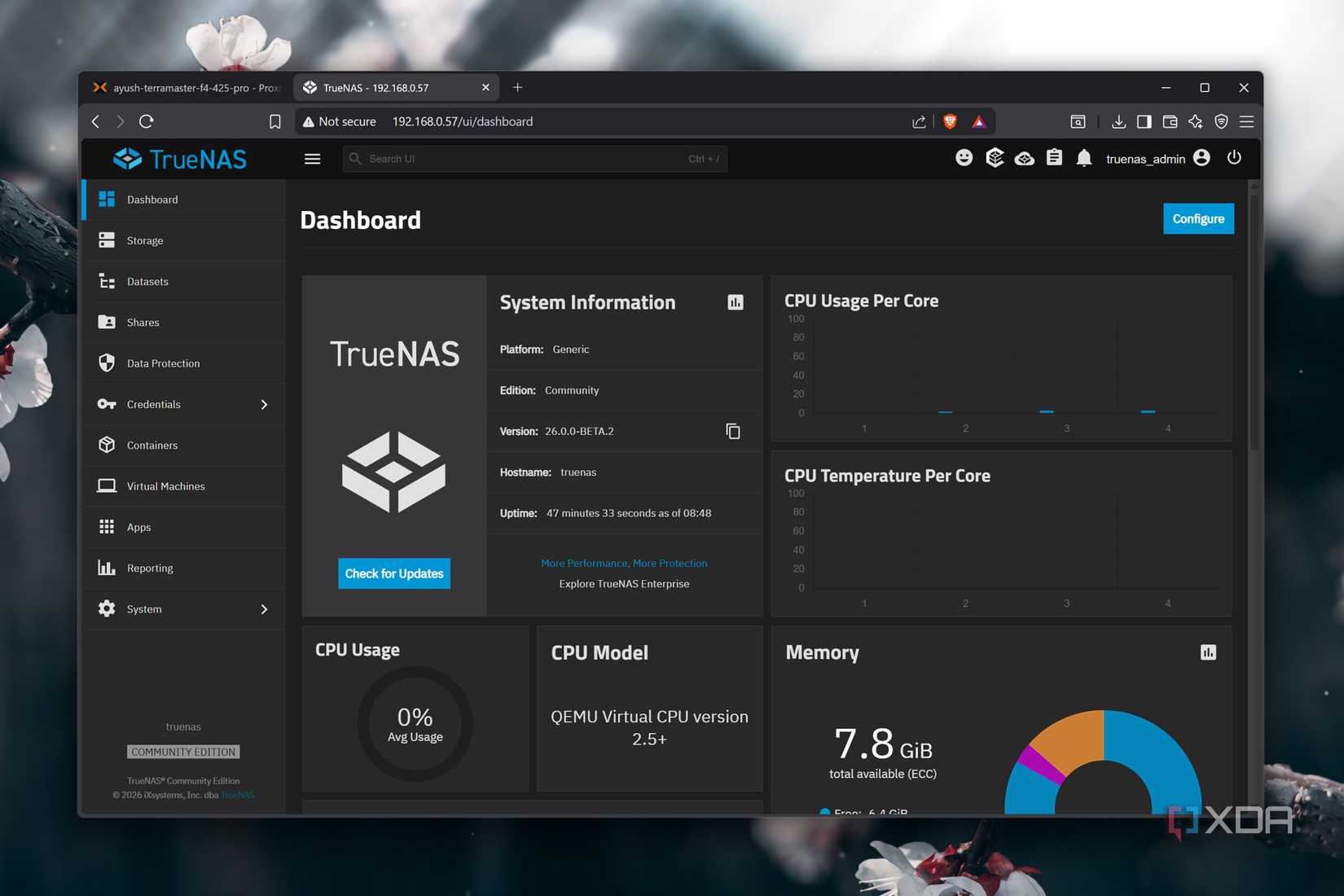 Accessing TrueNAS in Proxmox
