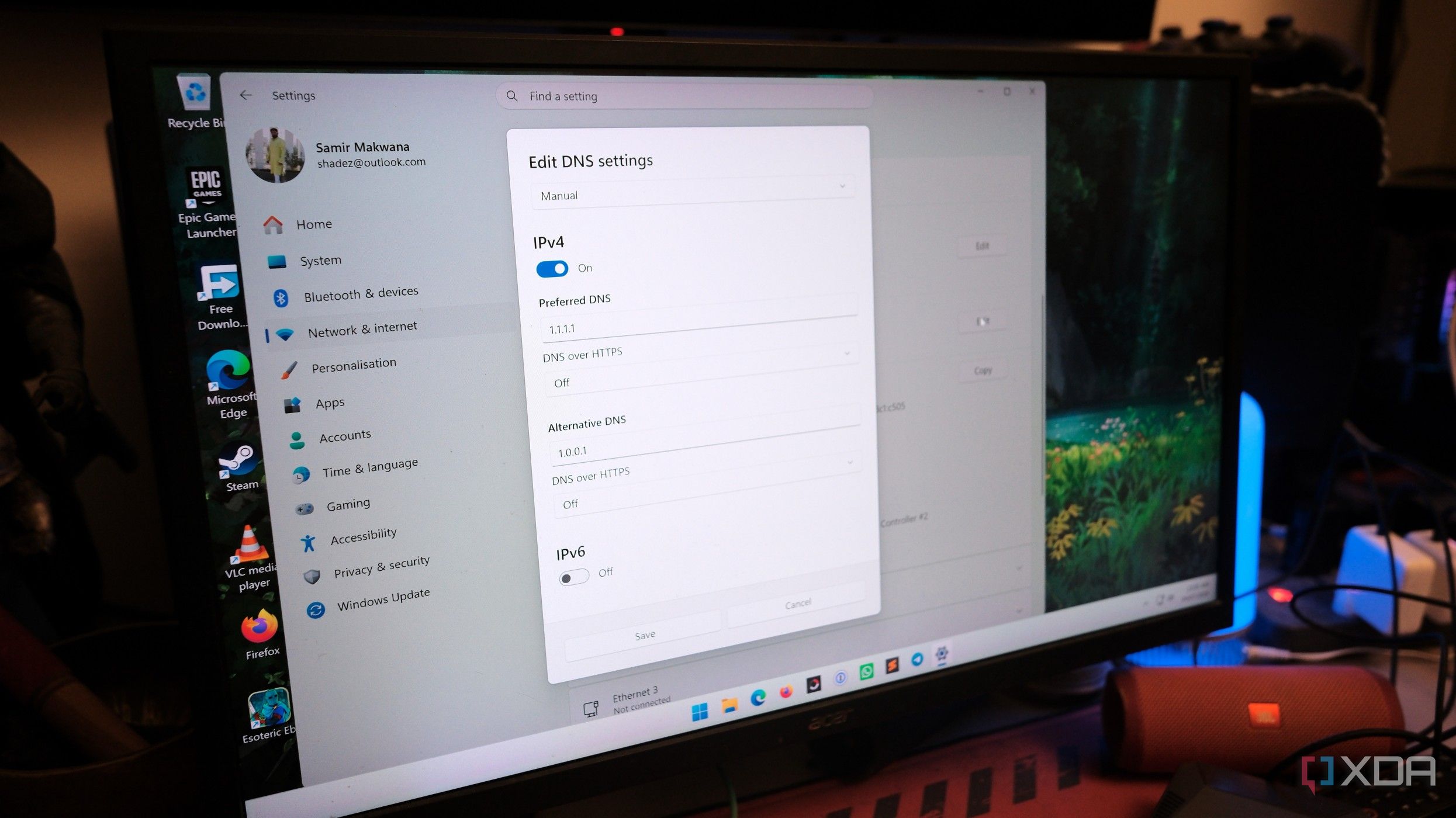 Windows 11 DNS over HTTPS privacy upgrade