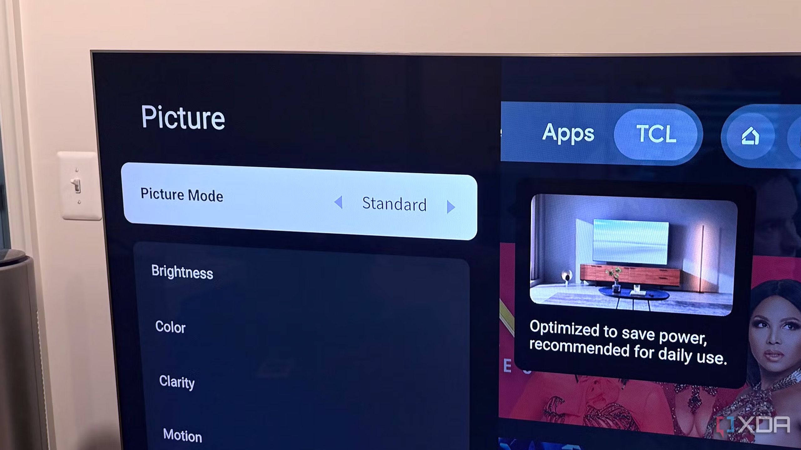 TV picture mode 