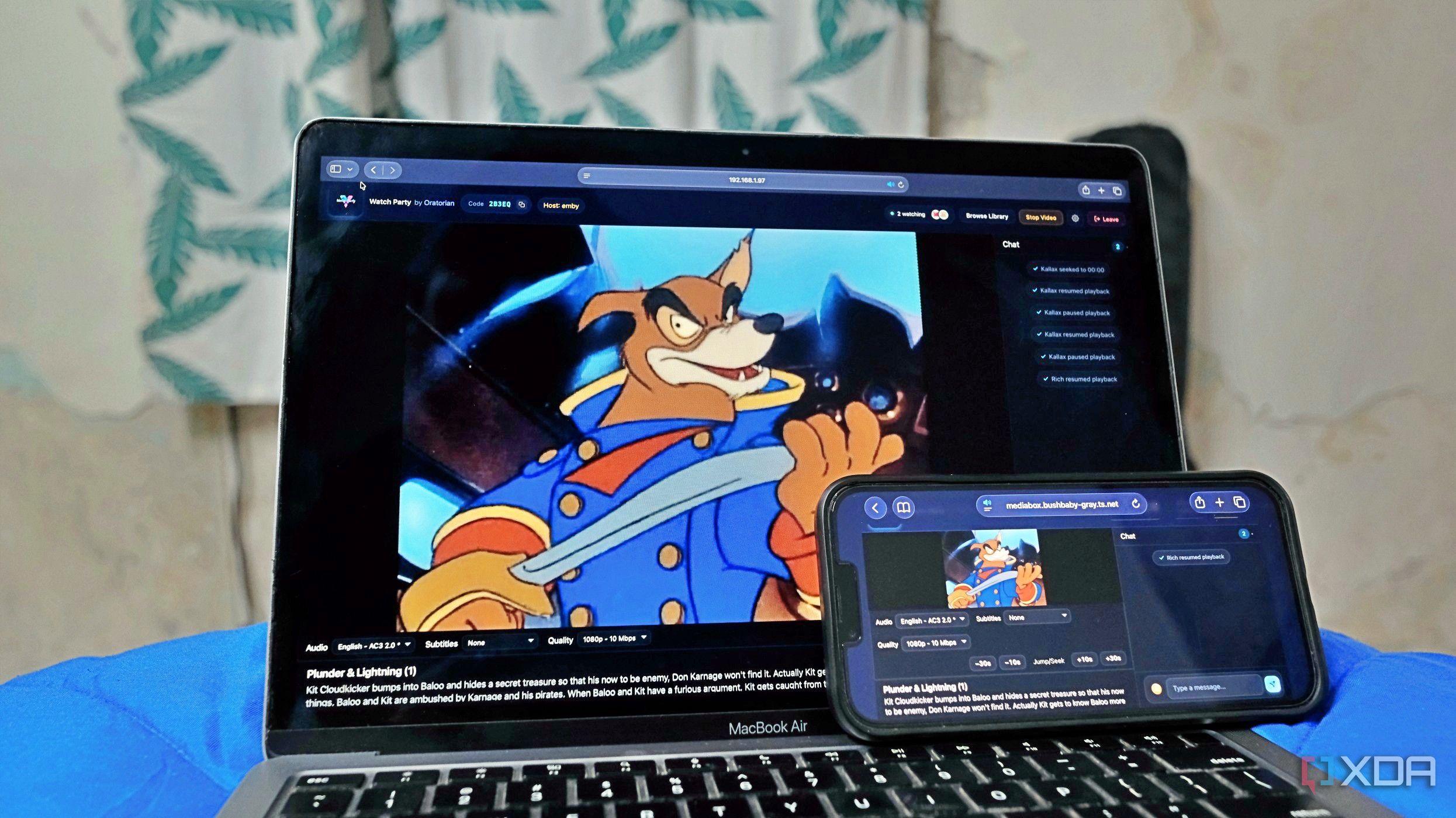 Watch movies and shows together with Emby Watch Party app