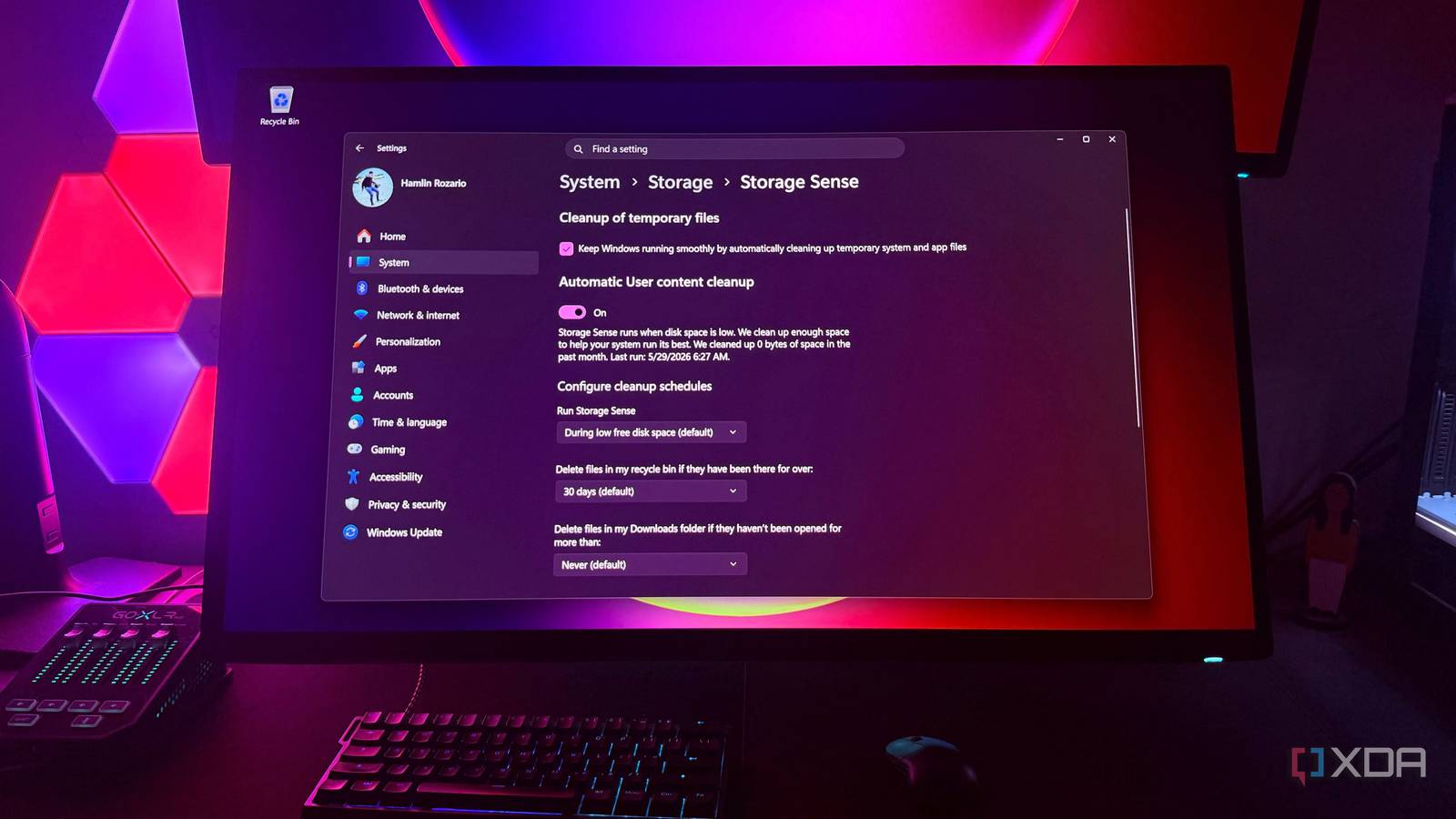 Usei indevidamente o Windows 11 Storage Sense por dois anos e ele excluiu silenciosamente os arquivos que ainda precisava.