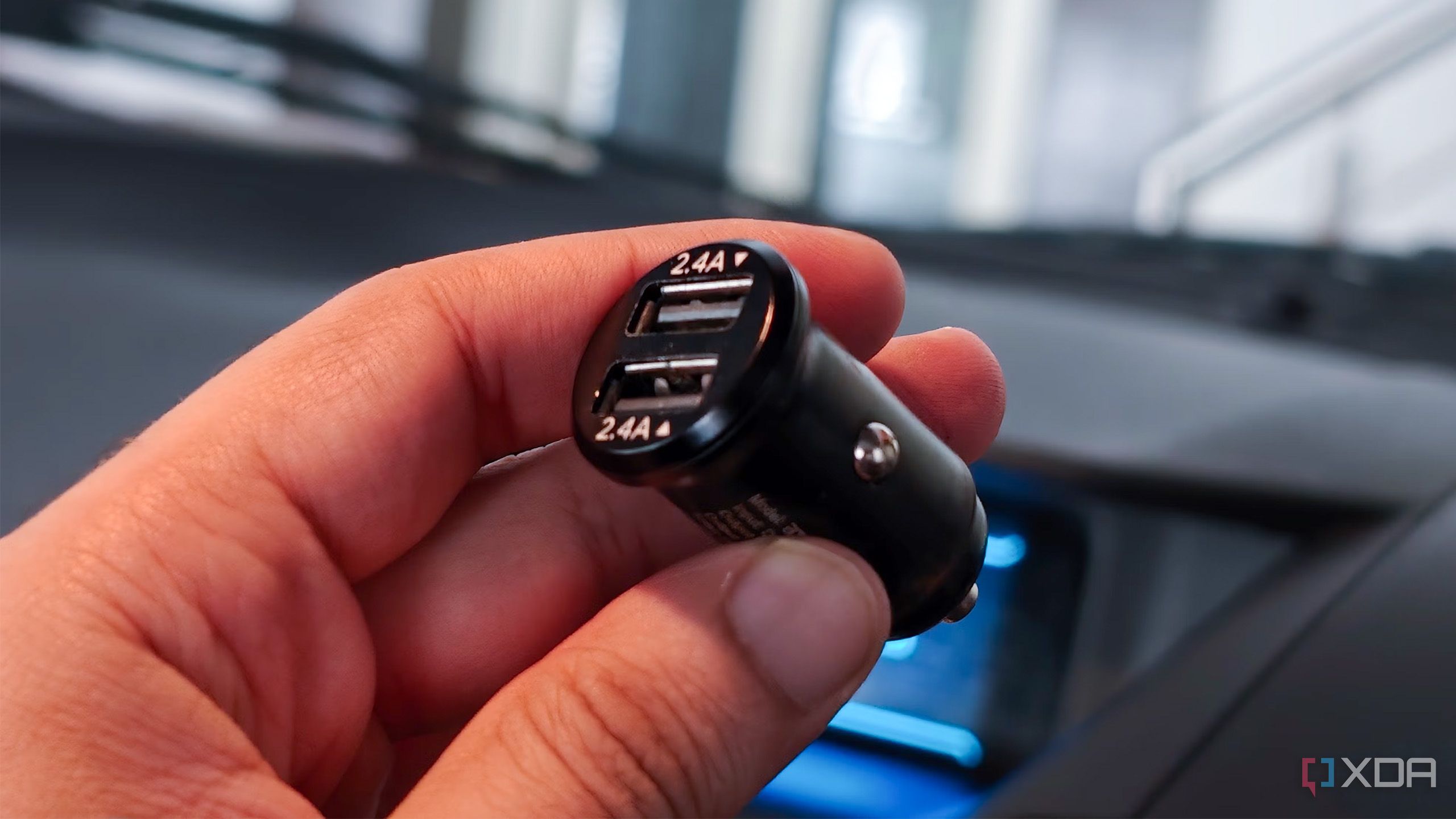 12V adapter for a car