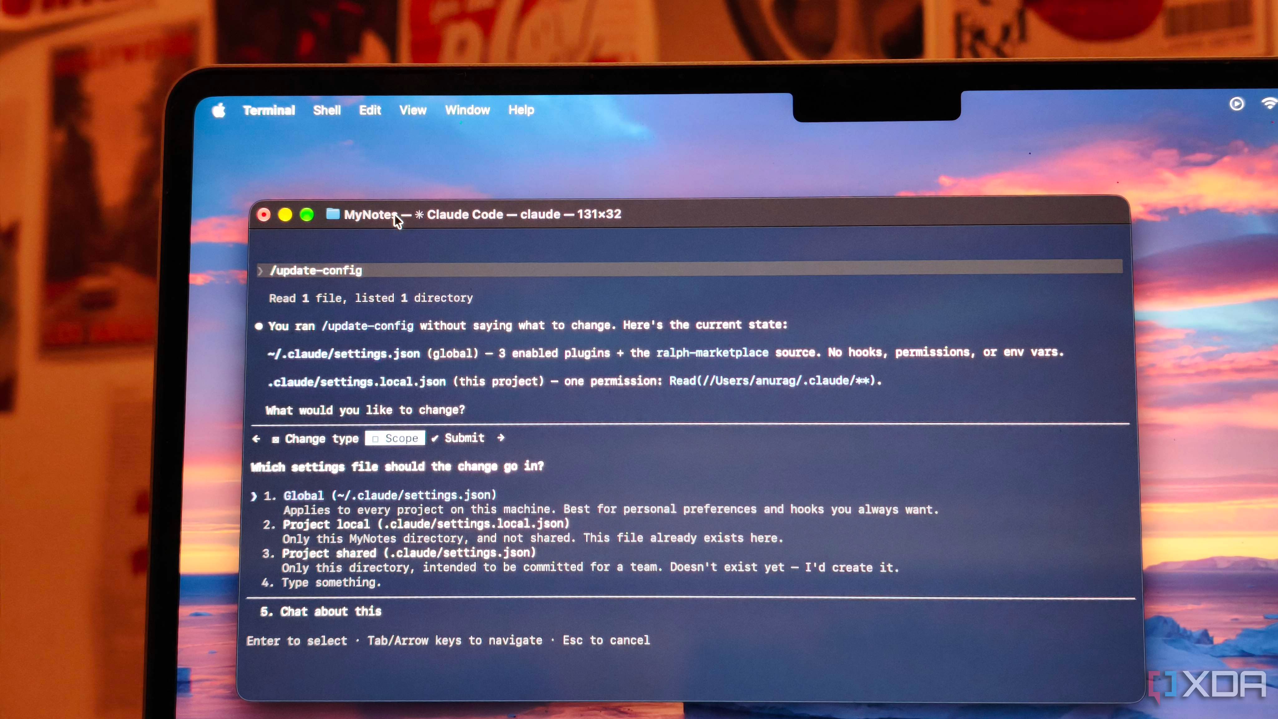 Claude Code hooks in mac