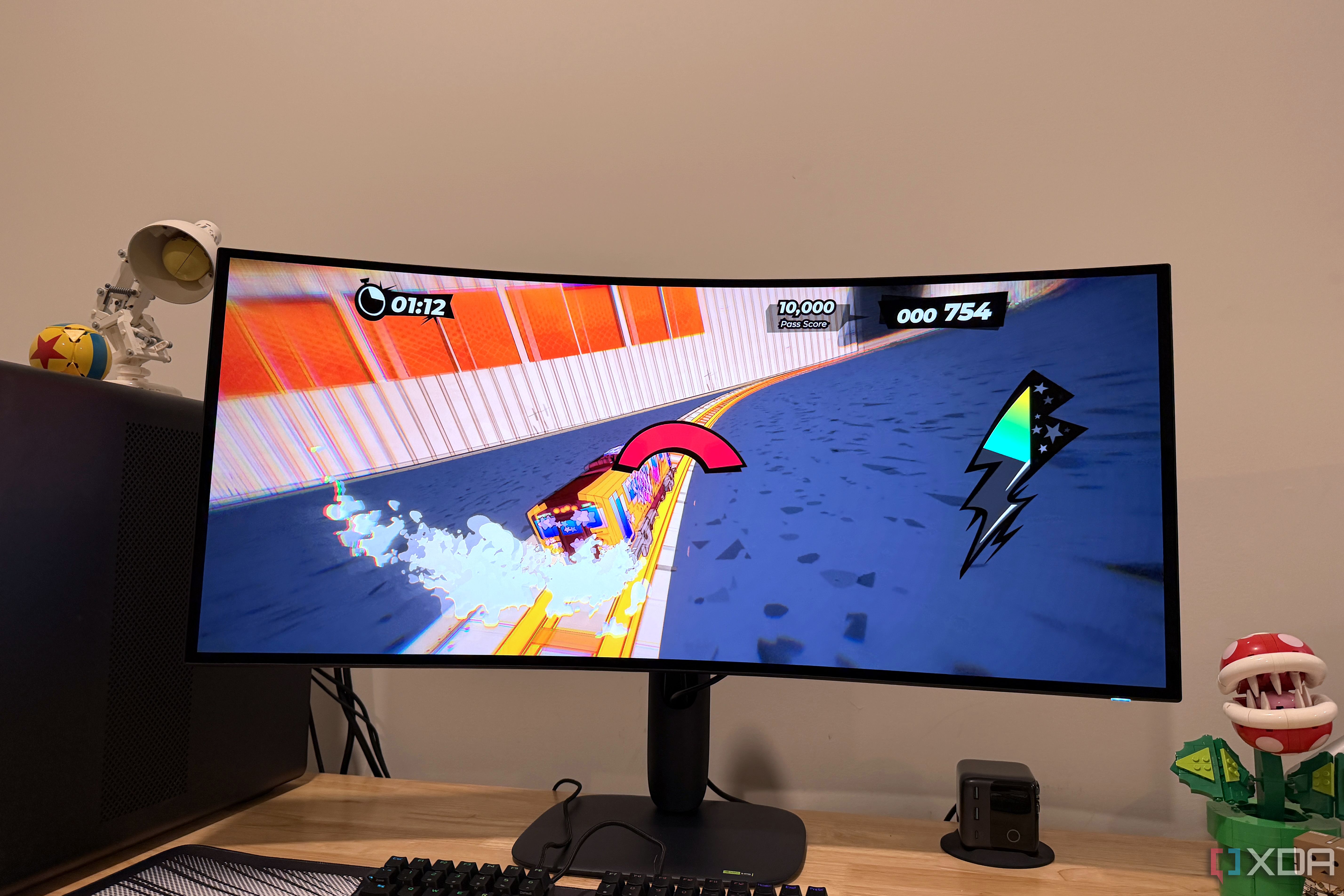 alienware aw3926qw showing denshattack!