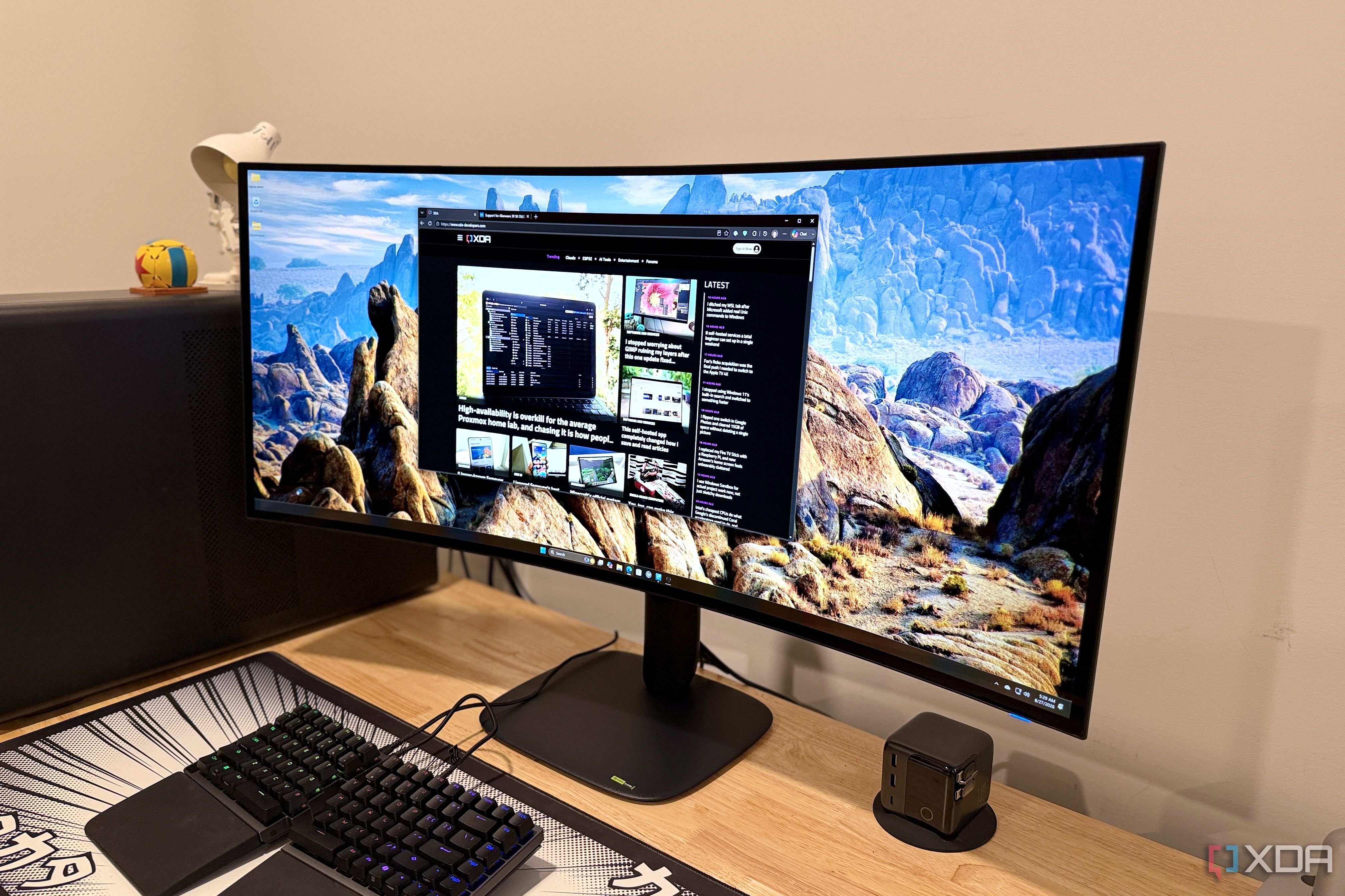 The Alienware AW3926QW proved ultrawide gaming isn't a luxury — it's a productivity superpower