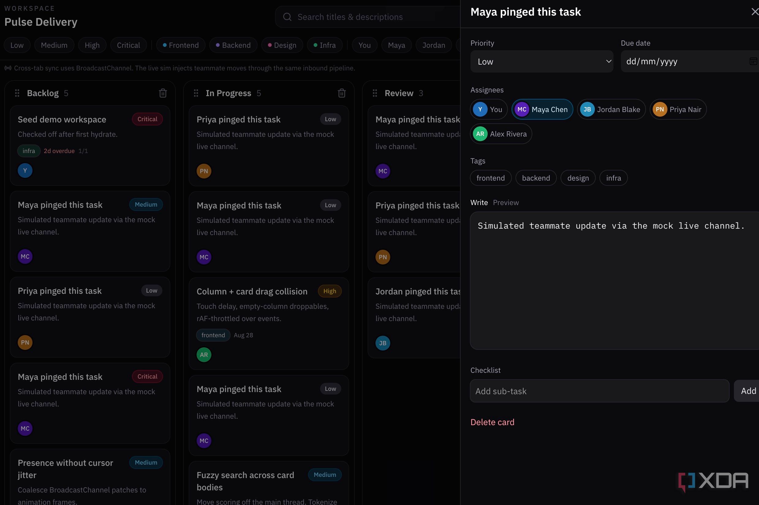 Grok task details