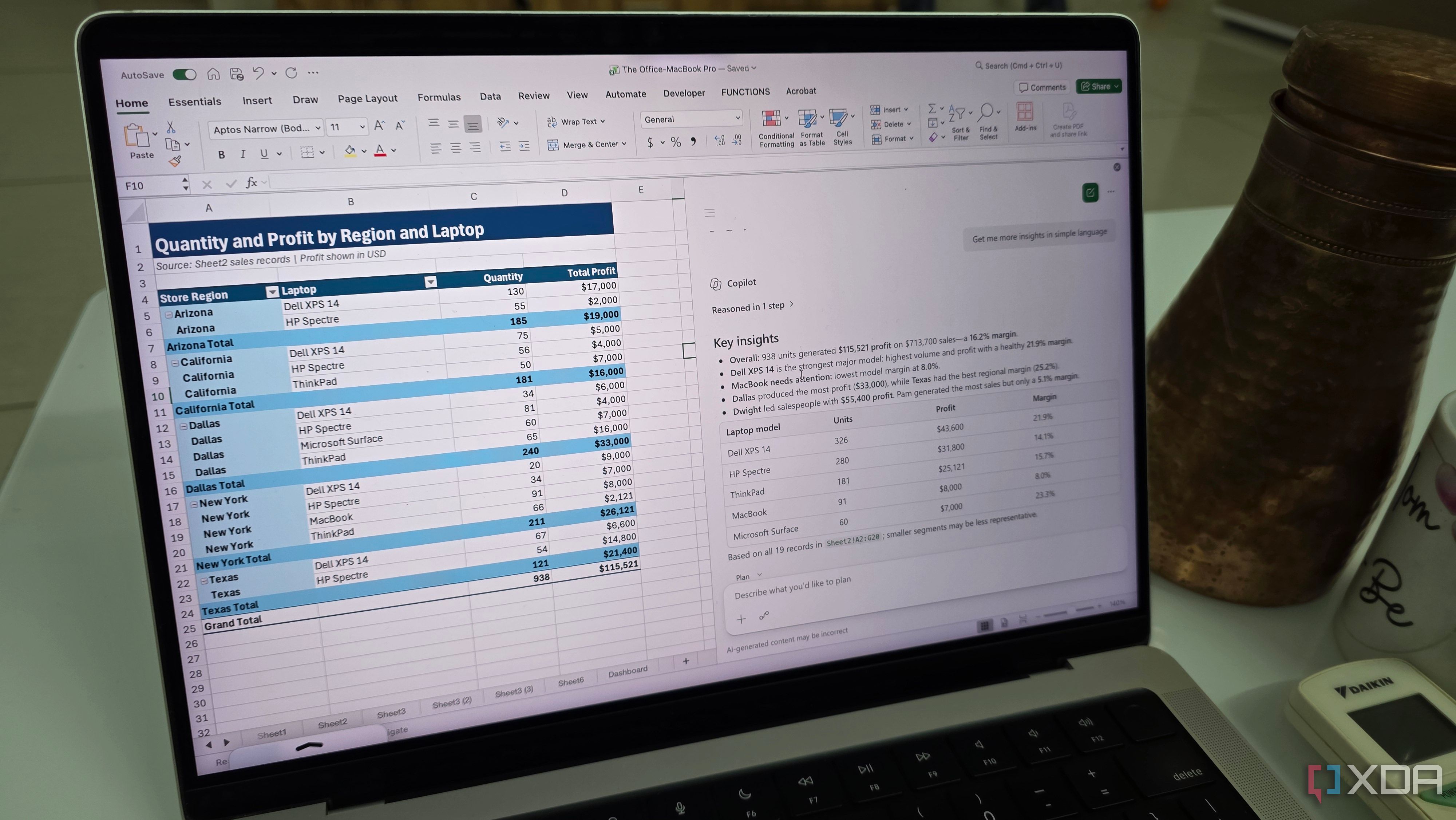 using Copilot AI in Excel