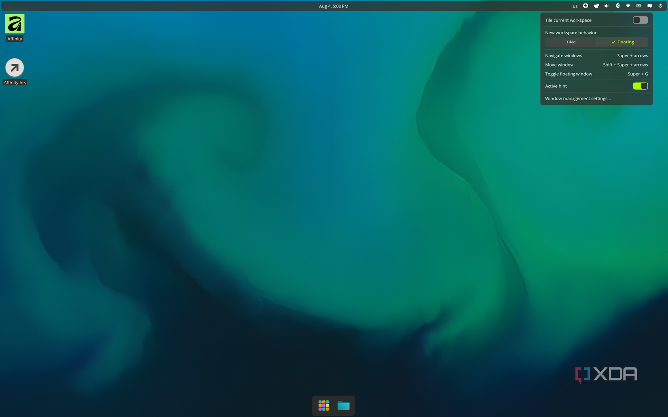 Переход на COSMIC: почему я сменил рабочий стол в Linux COSMIC desktop 1