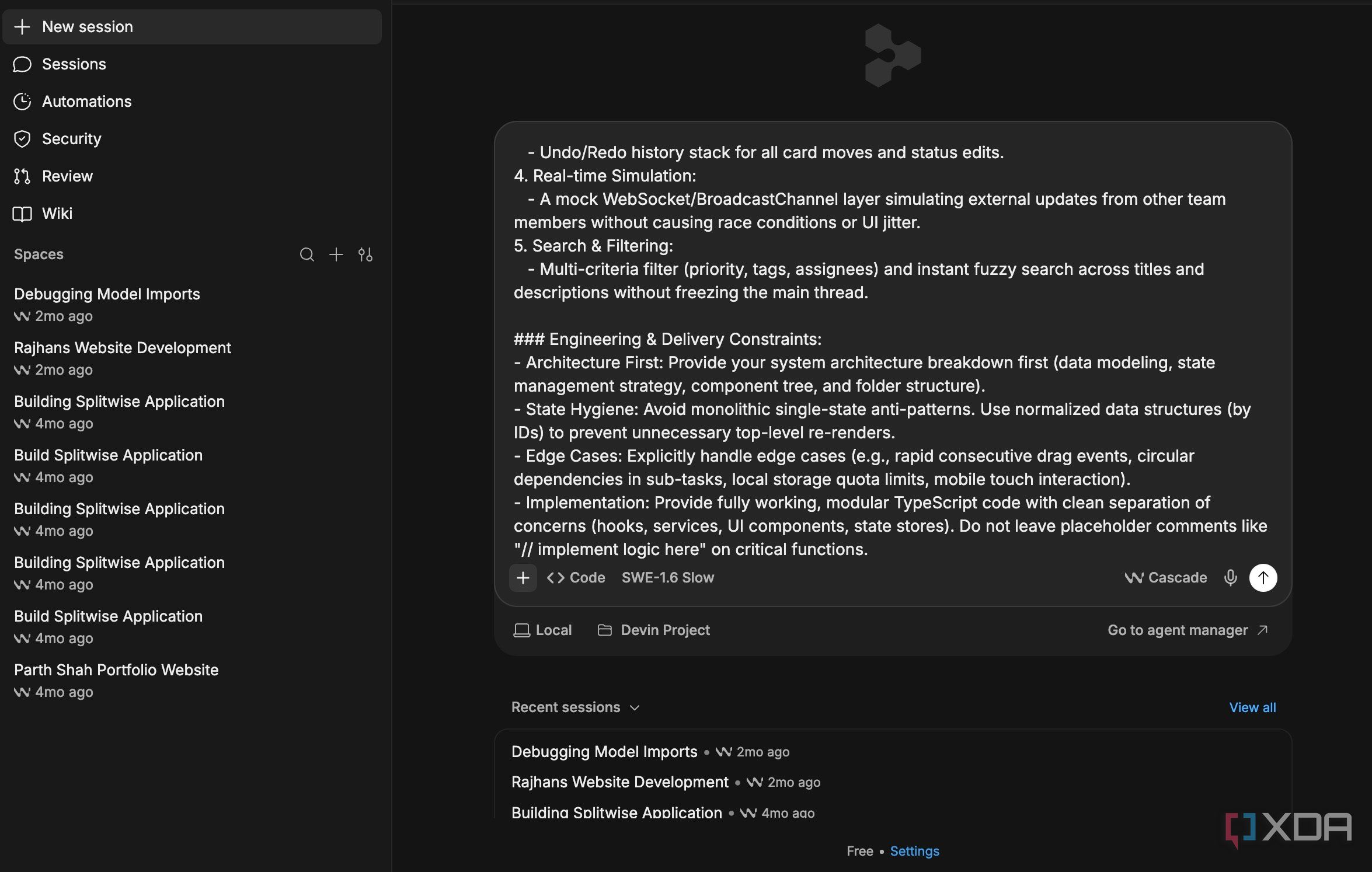Devin Desktop как сбалансированный инструмент для vibe coding — иллюстрация 3 к материалу