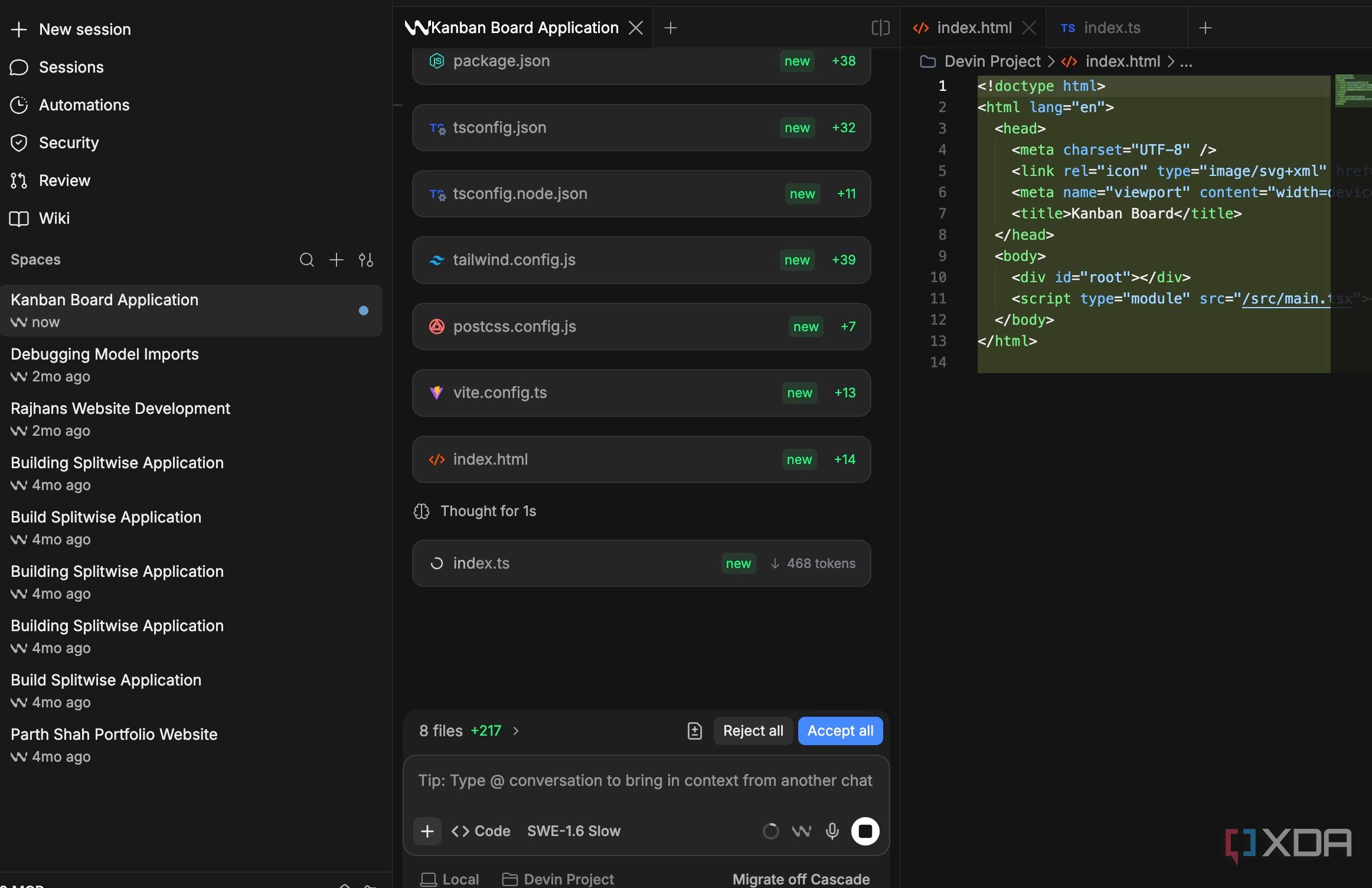 Devin Desktop как сбалансированный инструмент для vibe coding — иллюстрация 5 к материалу