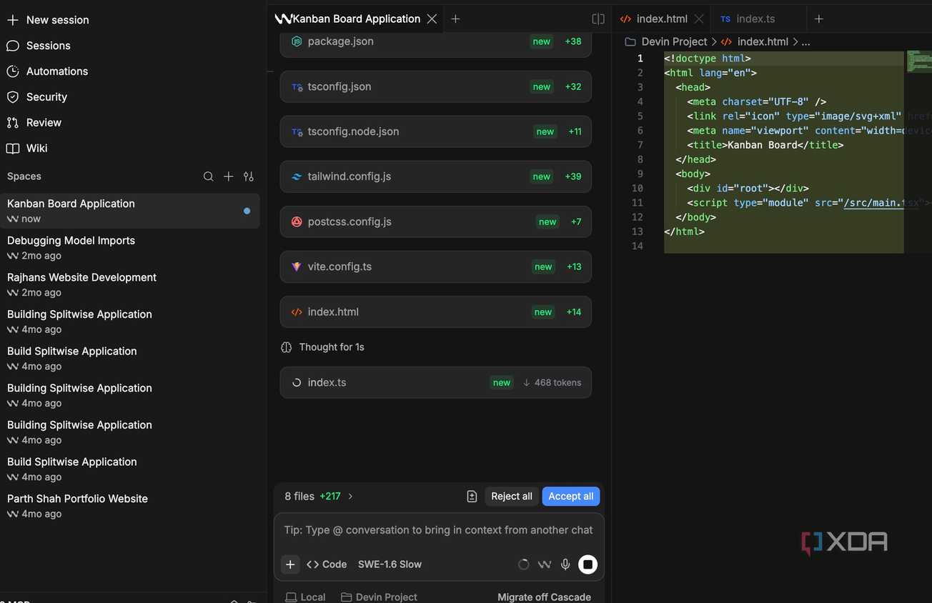 Devin Desktop как сбалансированный инструмент для vibe coding — иллюстрация 5 к материалу Devin Desktop как сбалансированный инструмент для vibe coding — иллюстрация 5 к материалу