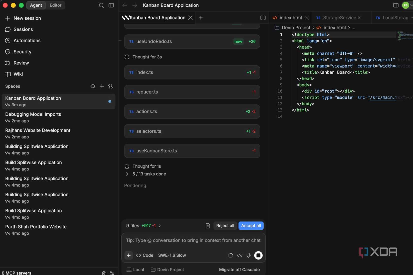 Devin Desktop как сбалансированный инструмент для vibe coding — иллюстрация 2 к материалу Devin Desktop как сбалансированный инструмент для vibe coding — иллюстрация 2 к материалу