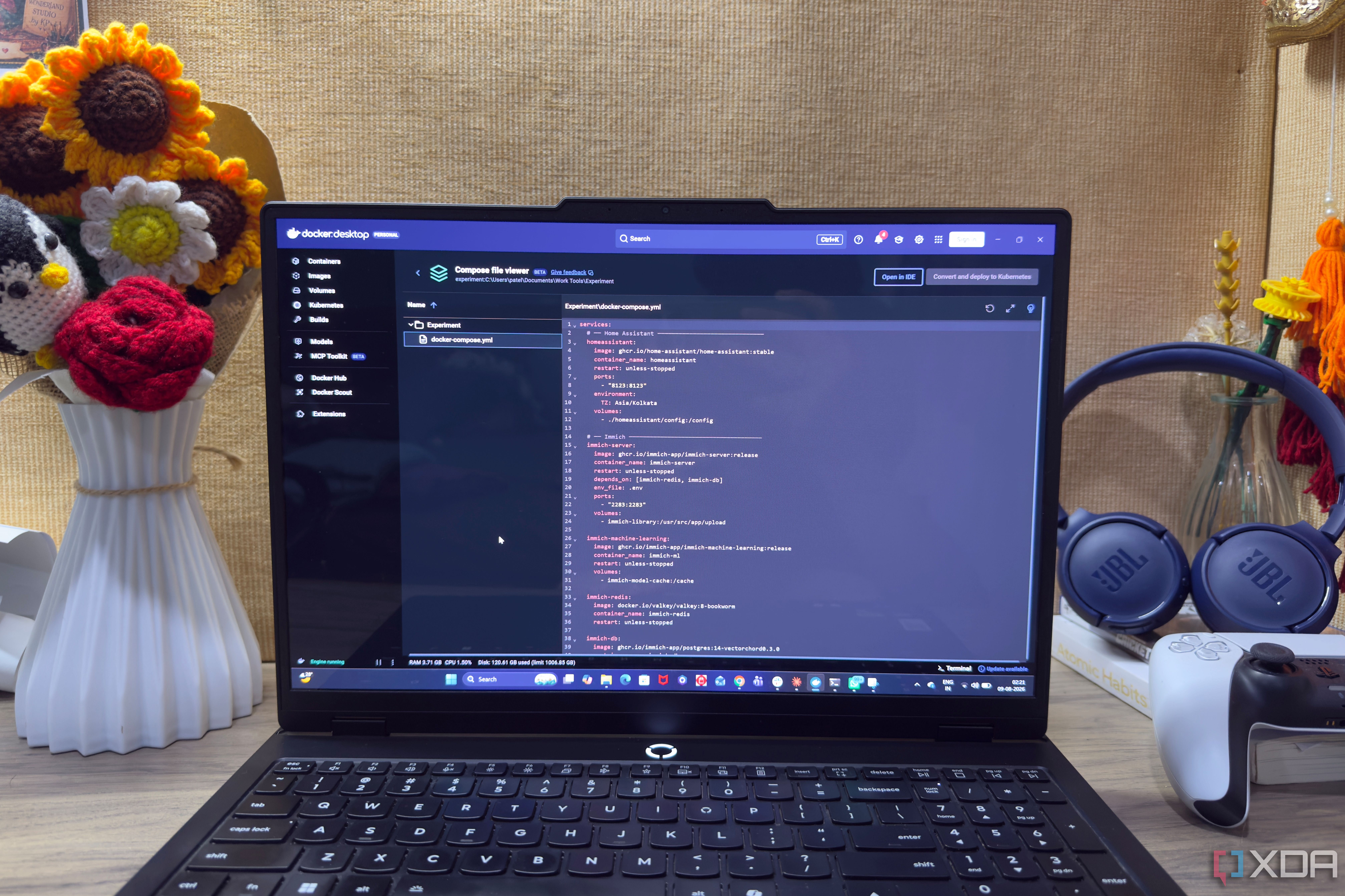 Docker Desktop running on Windows 11
