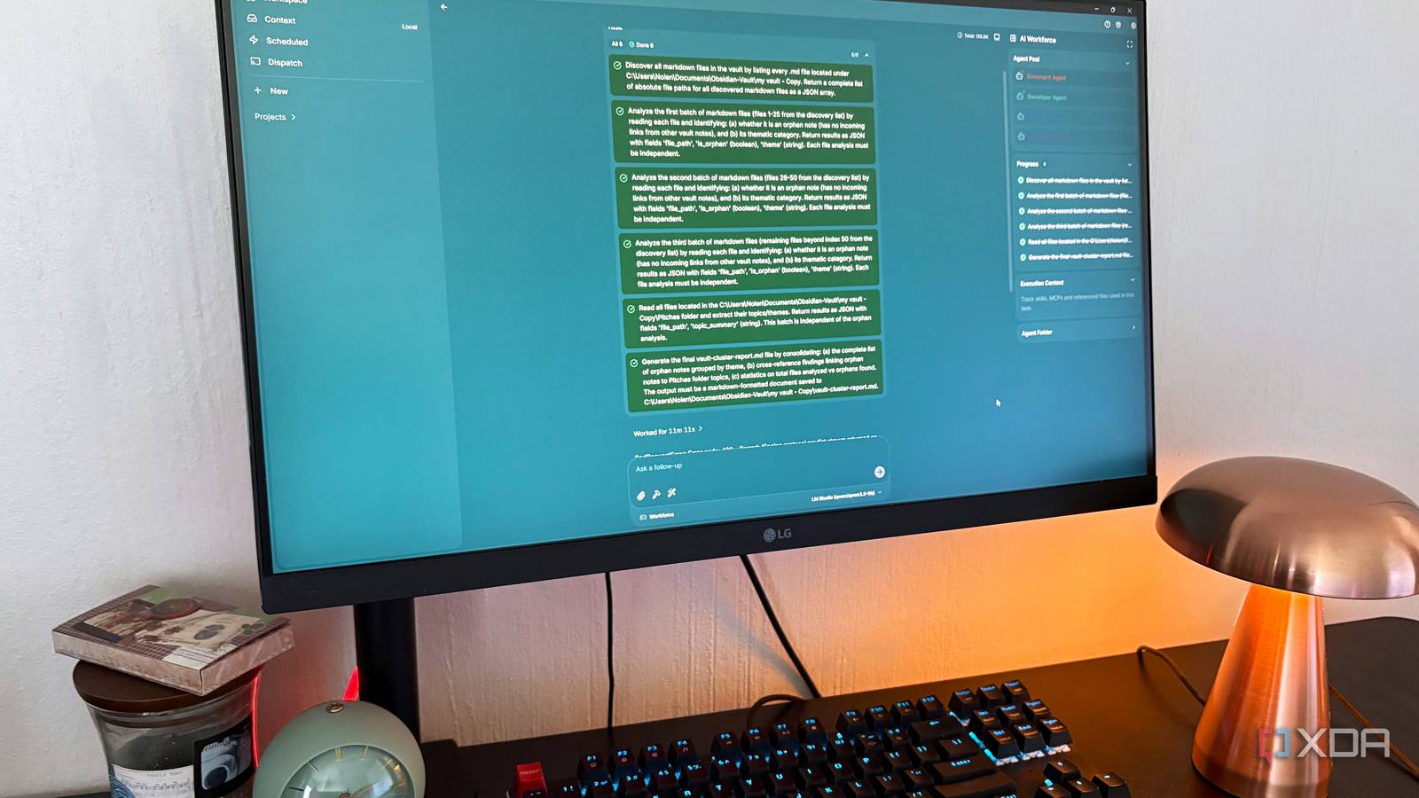 I built a fully local agentic AI setup with one open-source app ...