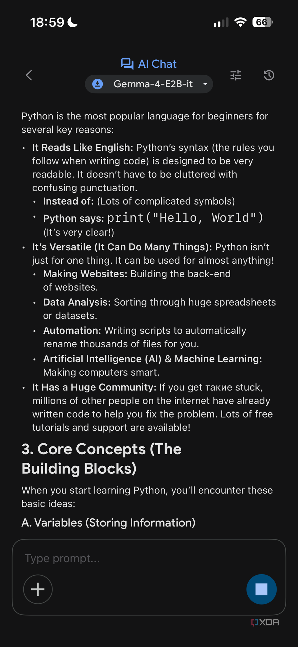 Приложение Google AI Edge Gallery превращает смартфон в локальную лабораторию ИИ — иллюстрация 11 к материалу
