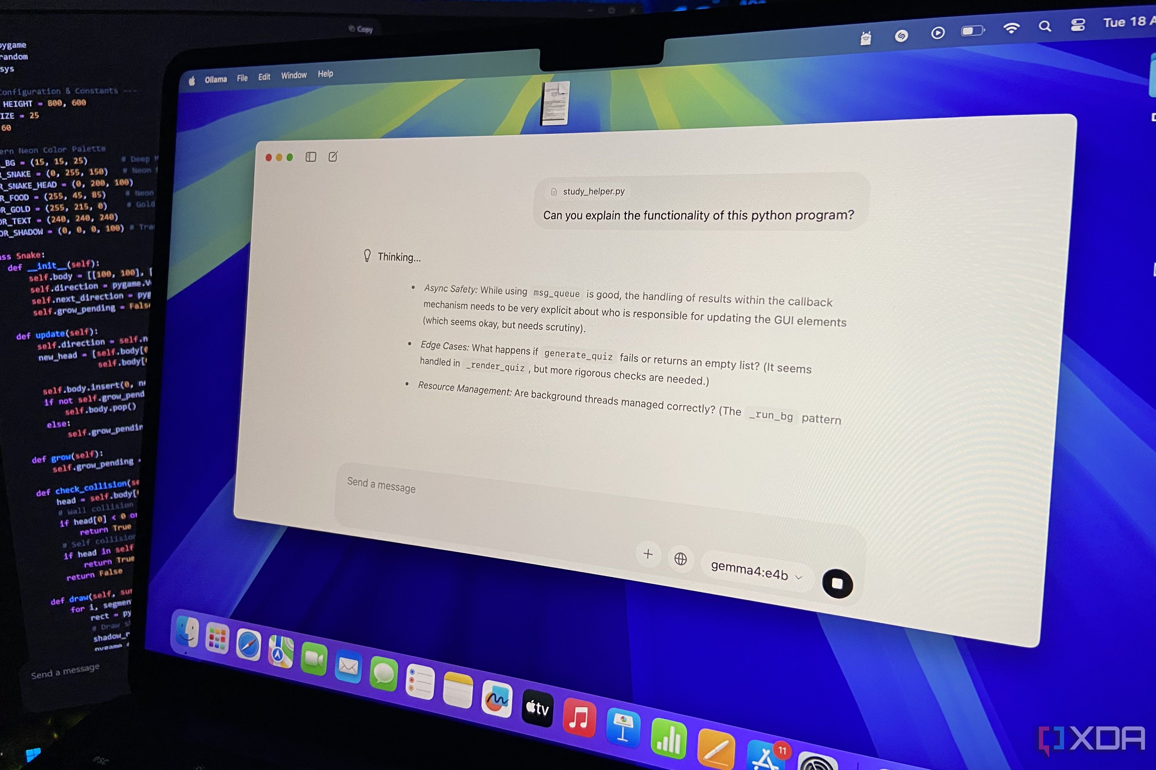Gemma 4 на компьютере Mac