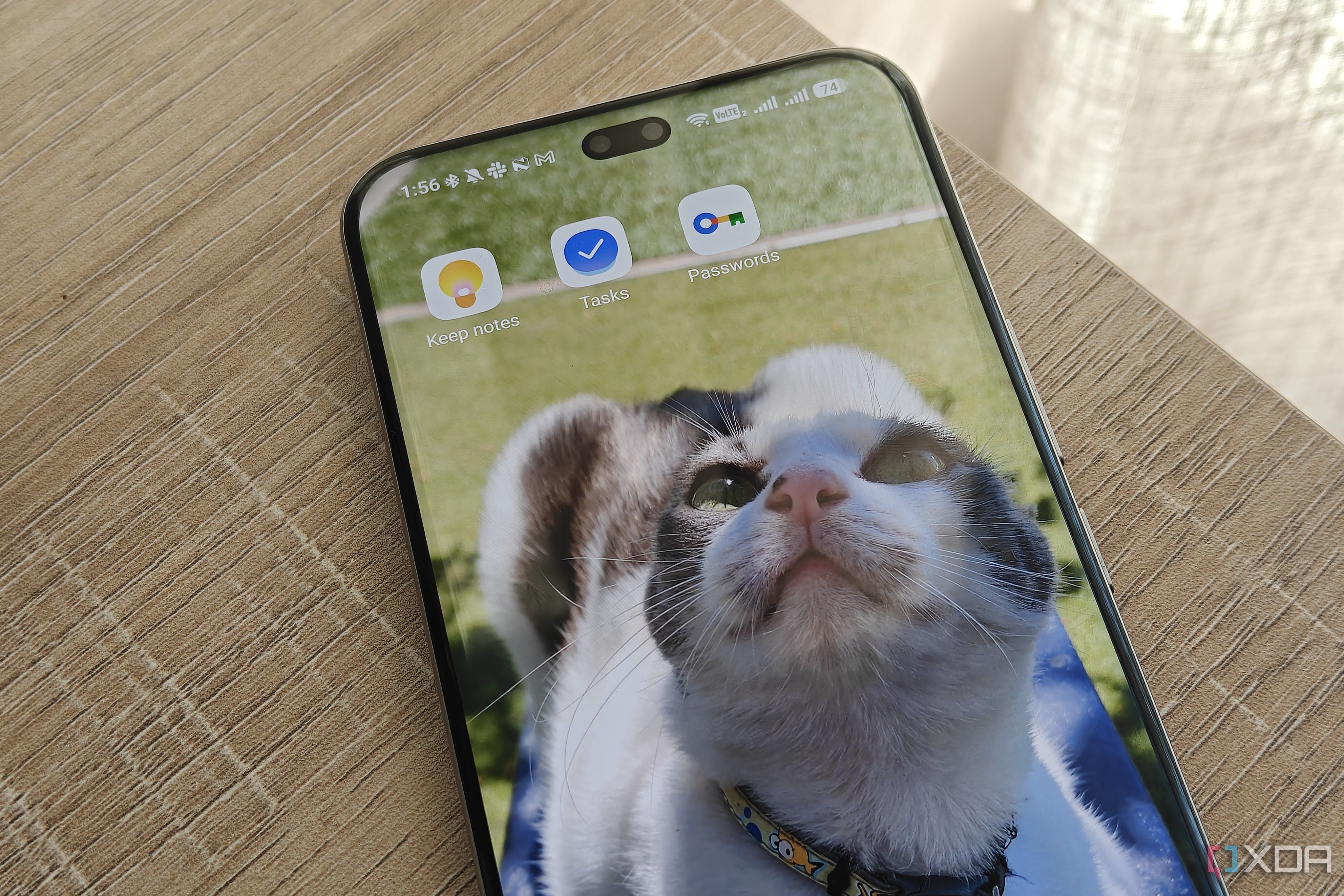 google apps on a smartphone screen