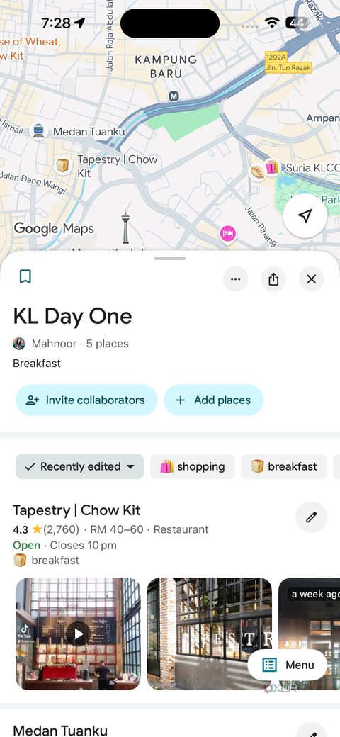 Шесть скрытых функций Google Maps, которые способны полностью изменить навигацию: Who knew Google Maps could be this organized? This is a feature I recently wrote a more in-depth a