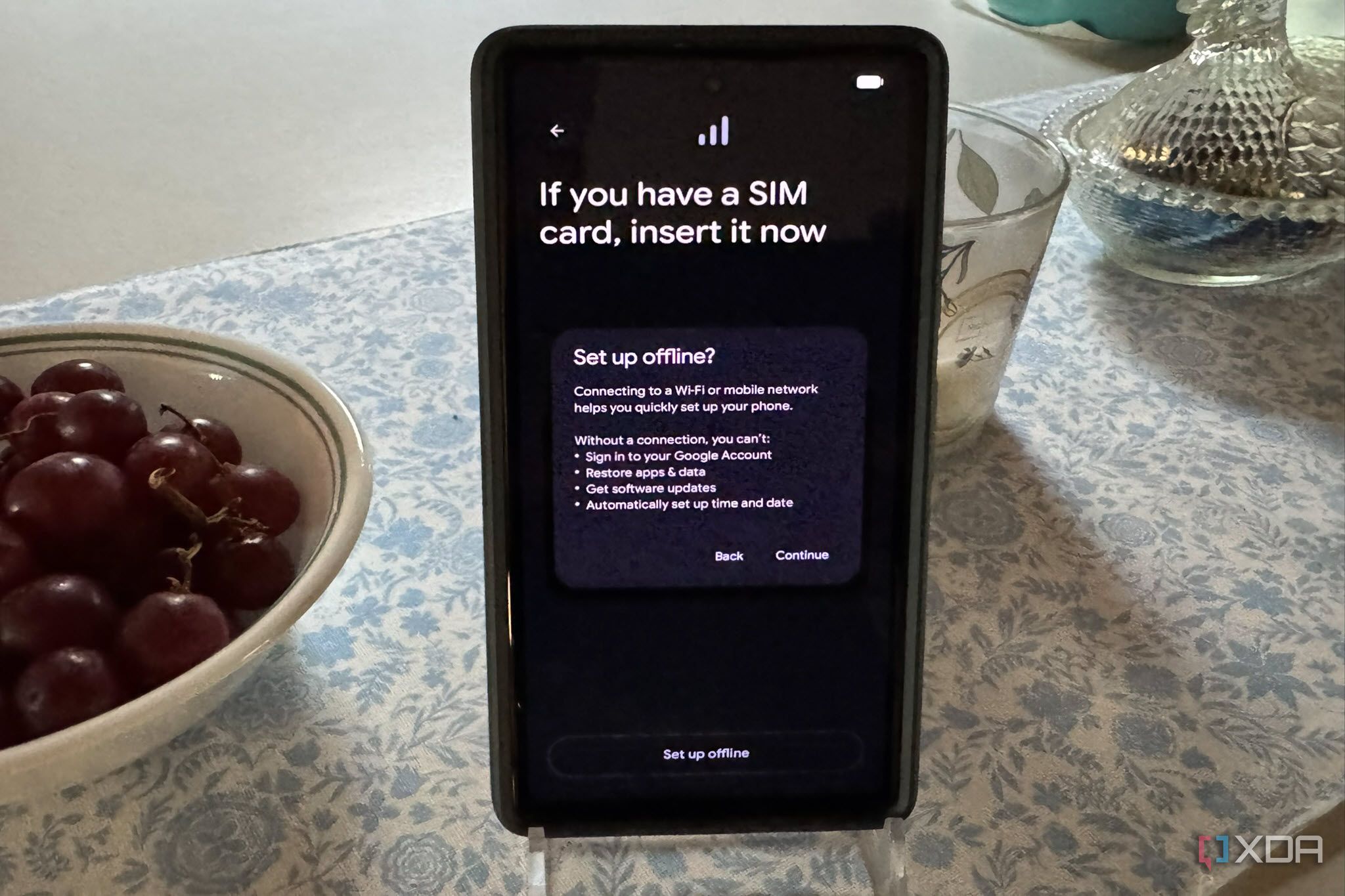 Google Pixel Android Phone Setup Offline
