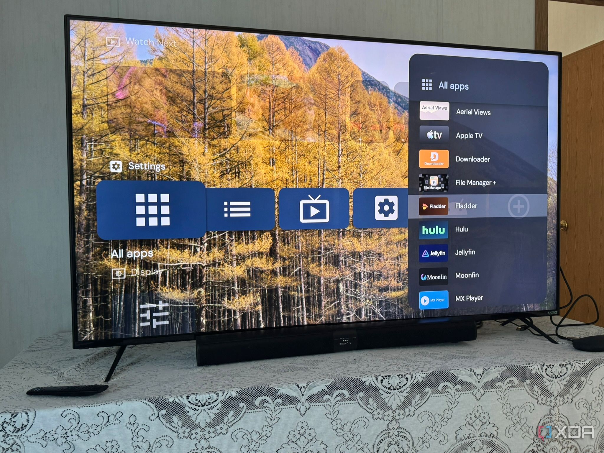 Google TV All Apps Menu