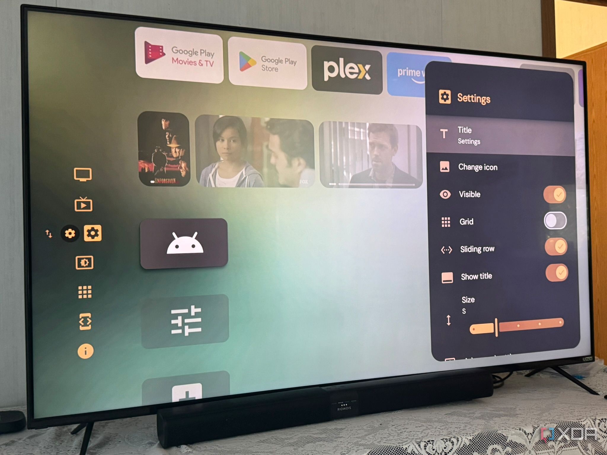 Google TV Projectivy Options