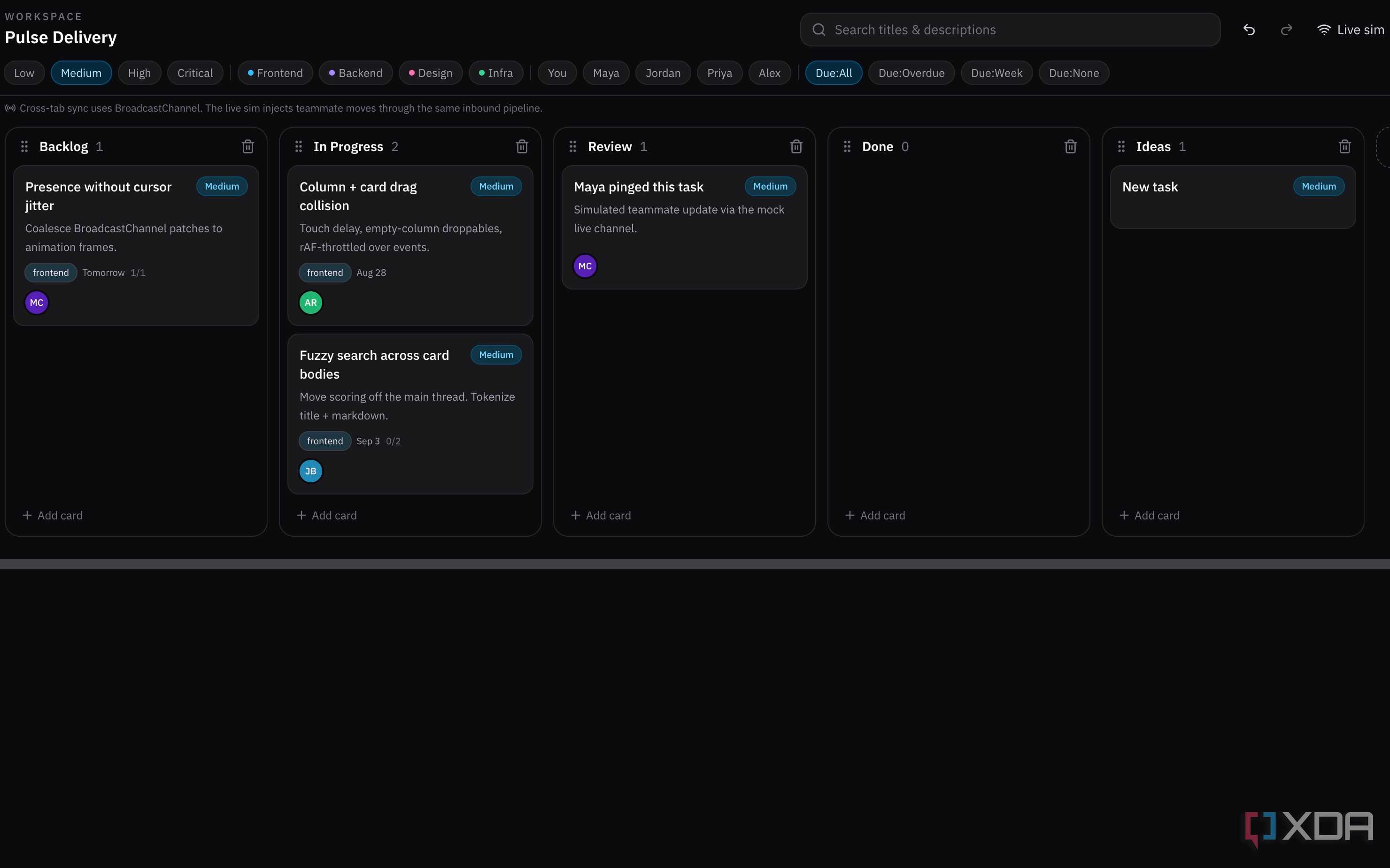 Kanban board created by Grok Kanban board created by Grok