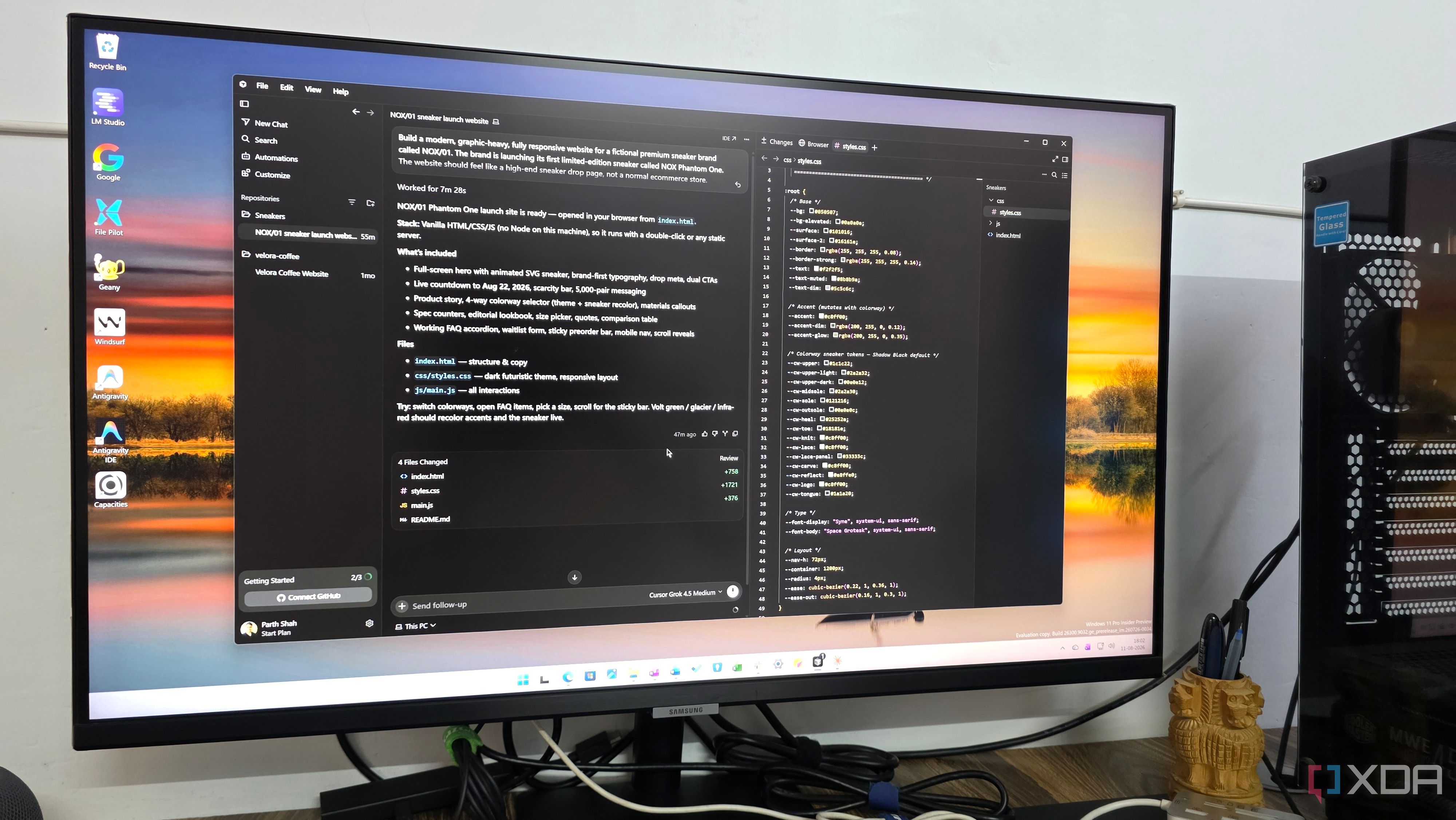 Grok on computer display
