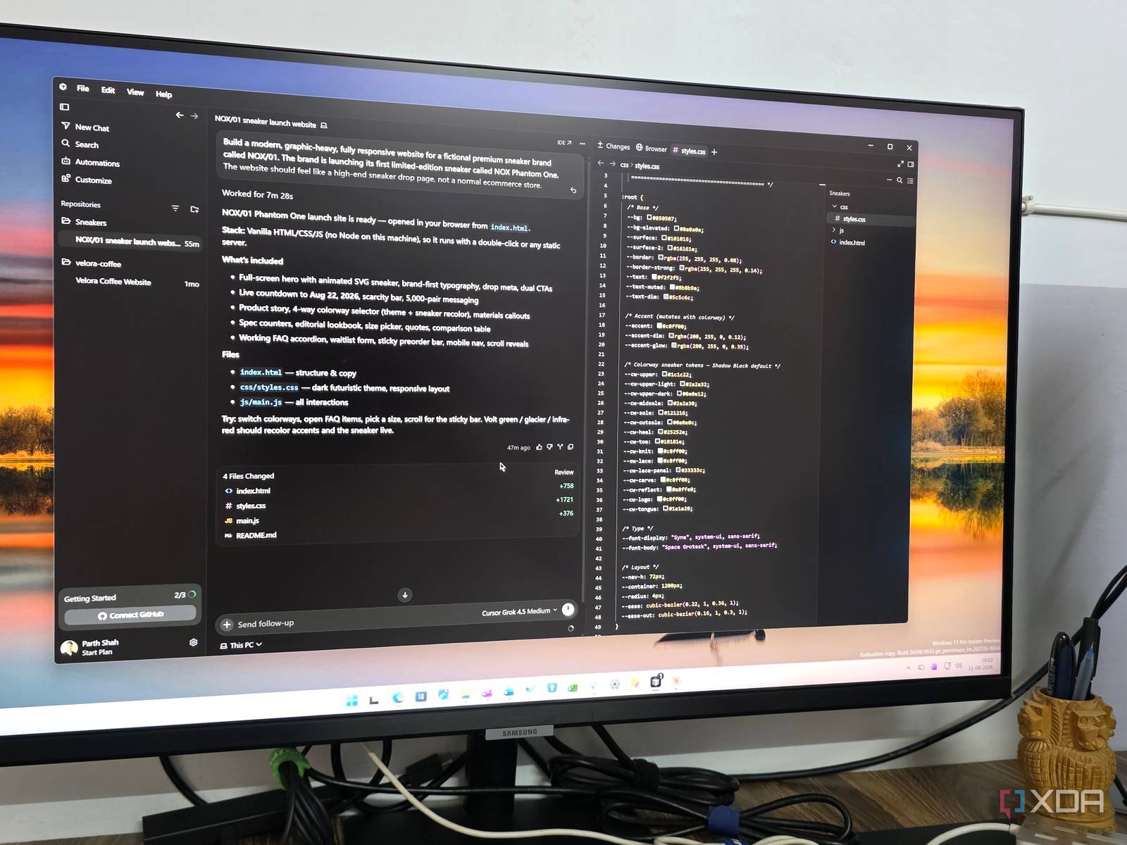 I can't believe how good this AI coding model is, and it isn't