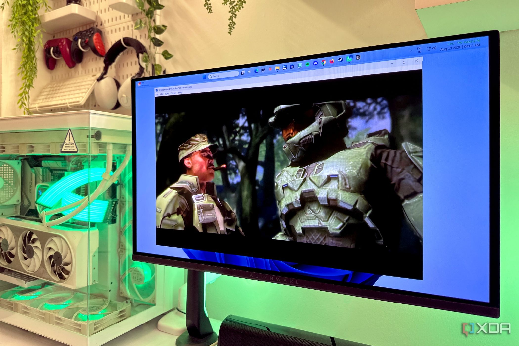 Halo 3 running on Xbox 360 emulator xenia on Windows 11.