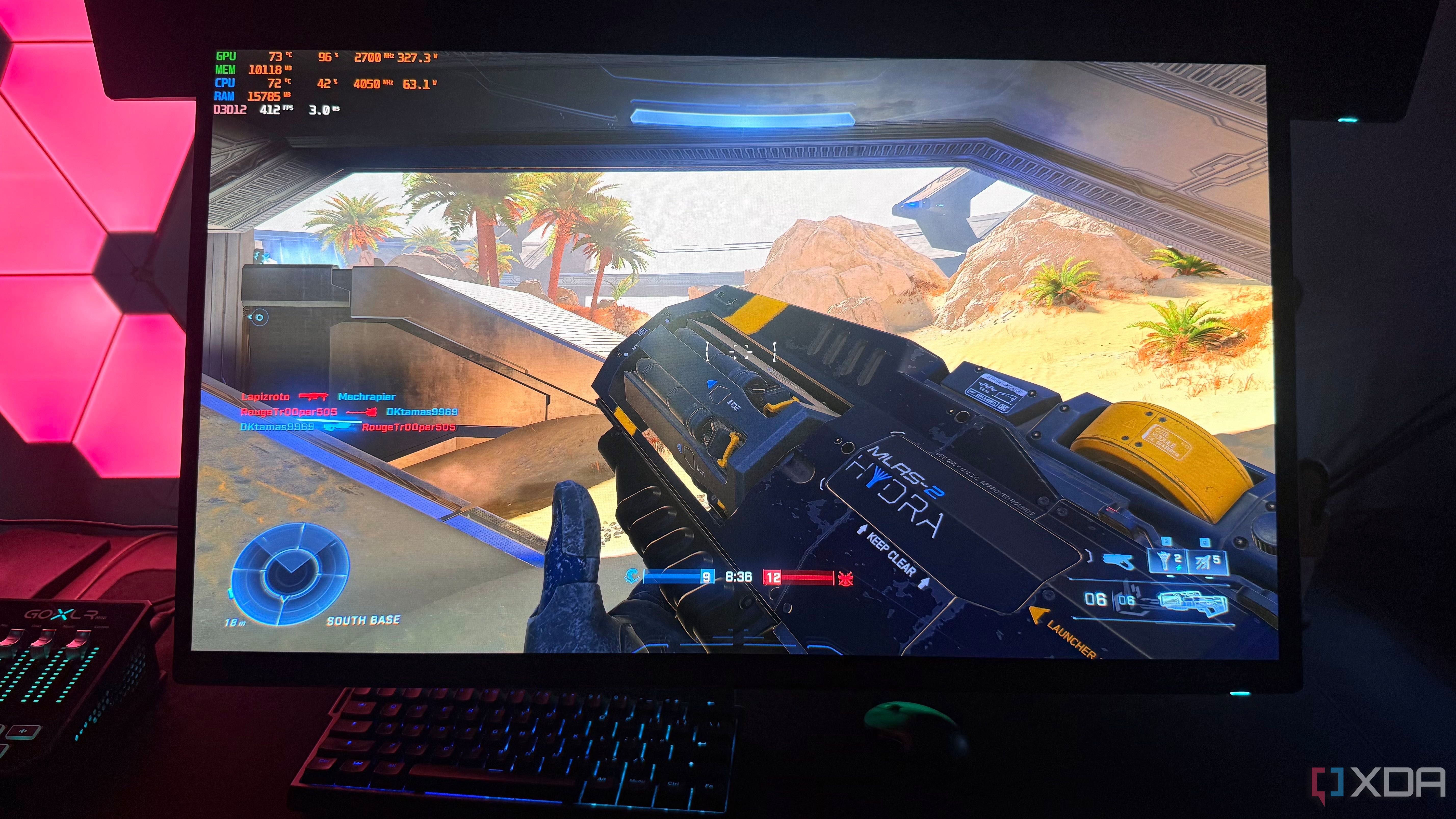 Halo Infinite running on a PC