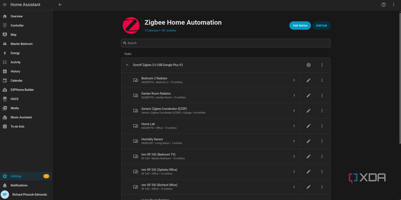 Home Assistant Zigbee dongle