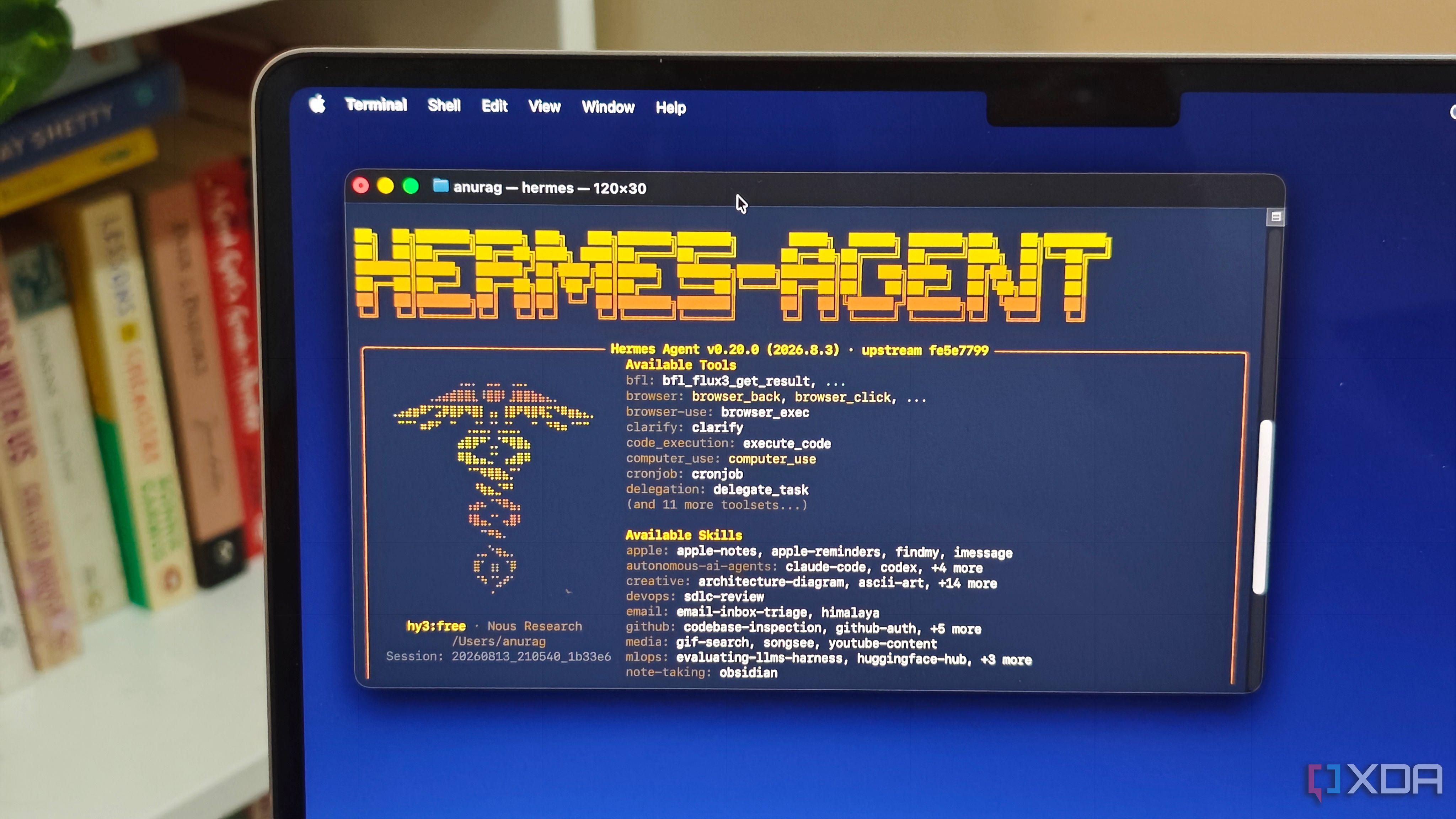 Hermes-agent on MacBook