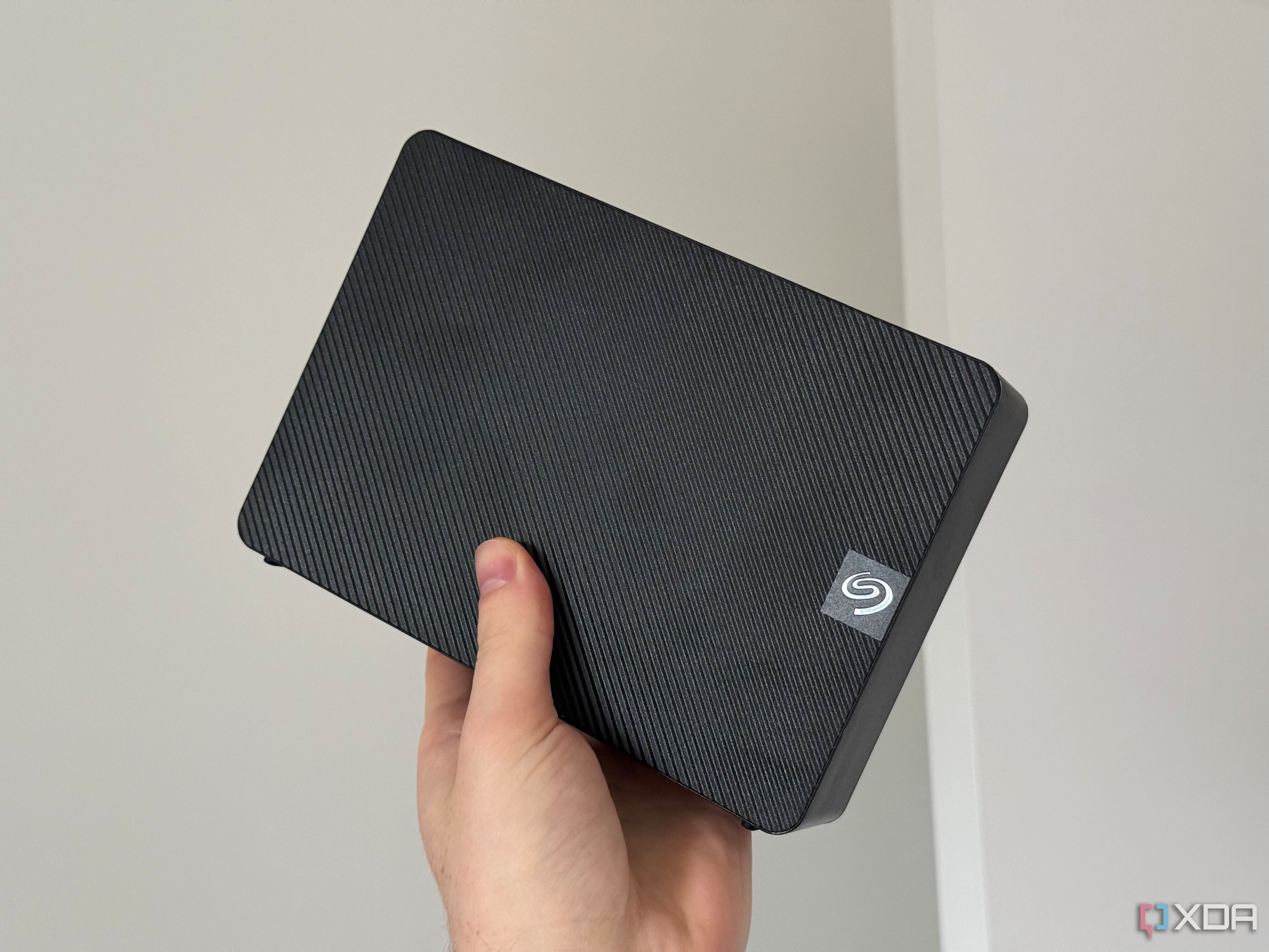 An external Seagate HDD 8TB