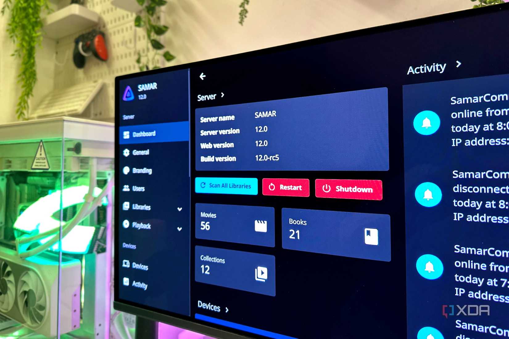 Сложность настройки Jellyfin как причина популярности платной подписки Plex Панель управления сервера Jellyfin