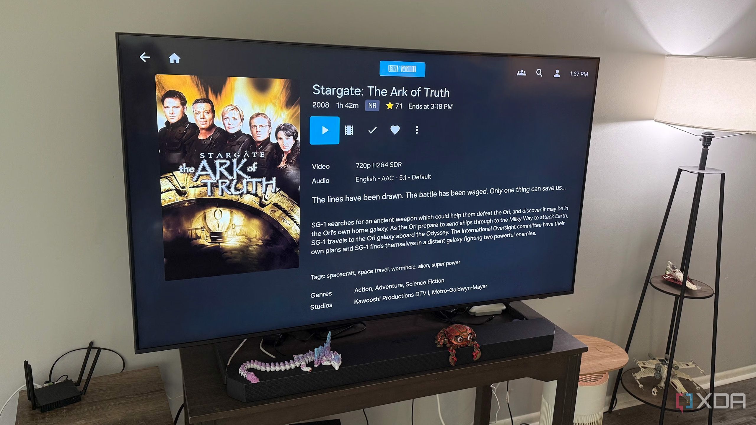 Jellyfin on a TV