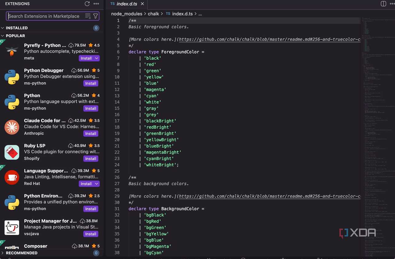 форк Microsoft VS Code — иллюстрация 4 к материалу форк Microsoft VS Code — иллюстрация 4 к материалу