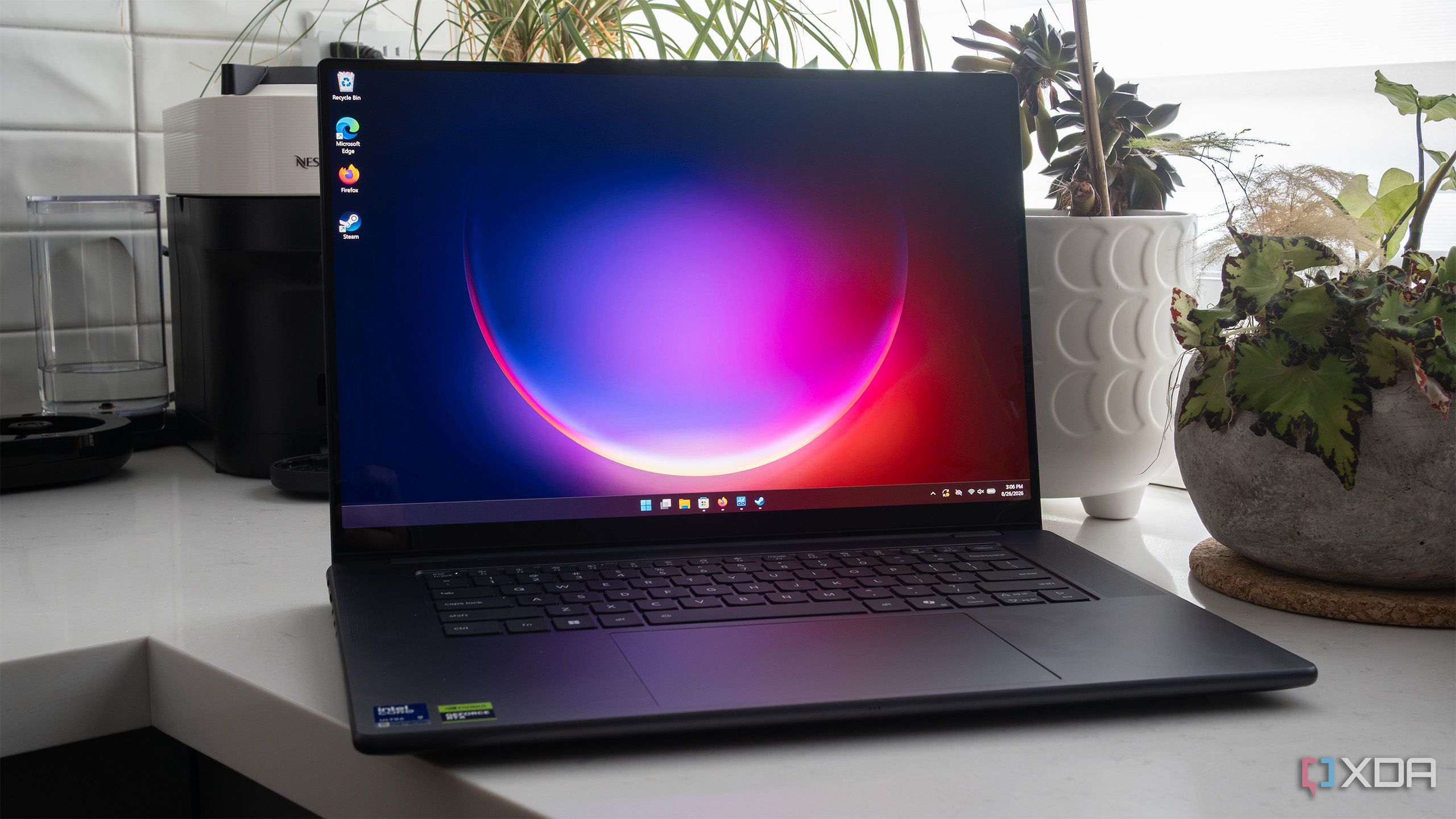 Lenovo's Pro-9i Aura Edition sitting on a counter