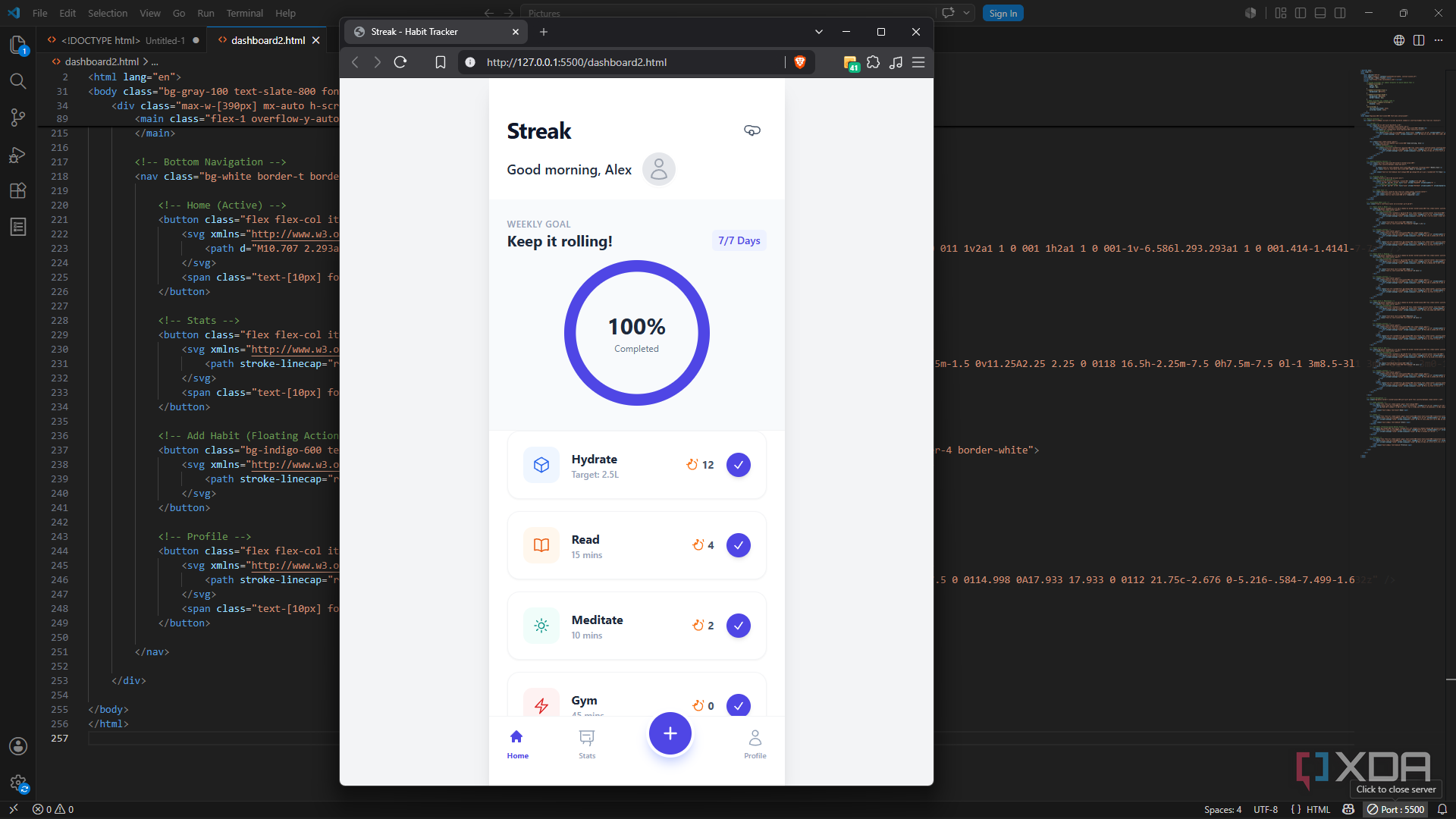 Использование Live Server в VS Code для предпросмотра верстки