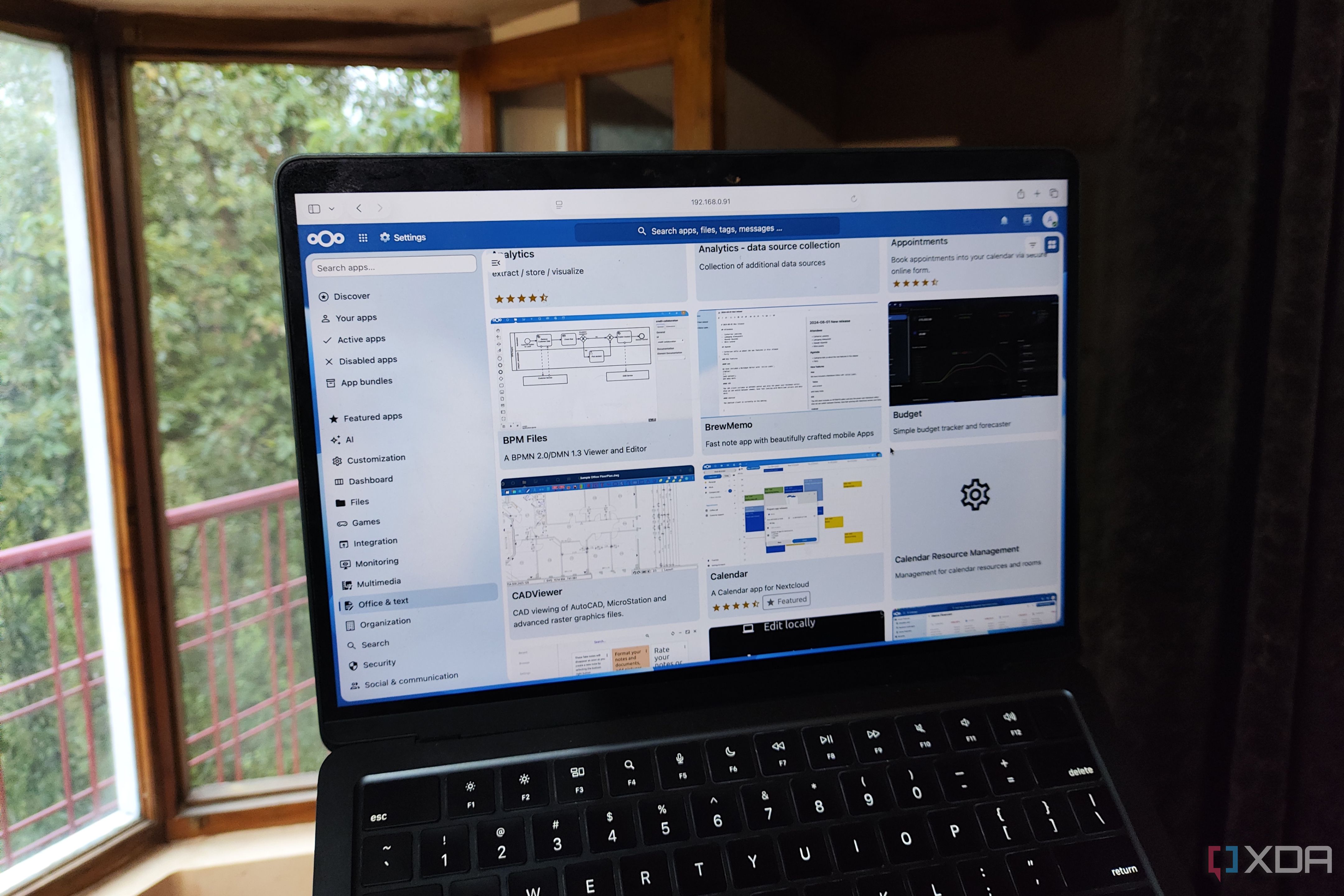 Accessing Nextcloud apps