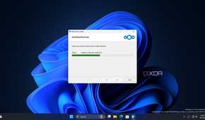 screenshot of nextcloud install progress
