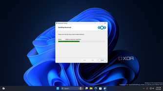 screenshot of nextcloud install progress
