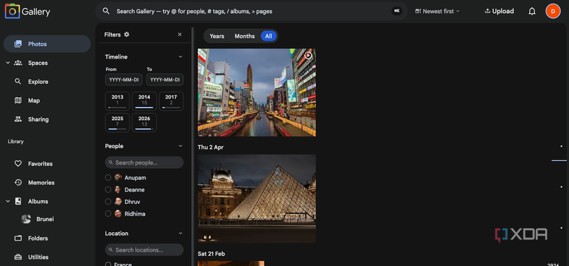 Noodle Gallery home page