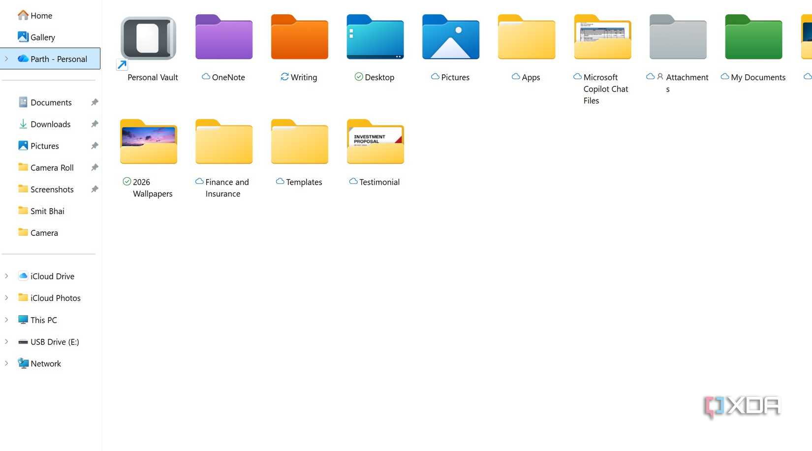 OneDrive in File Explorer