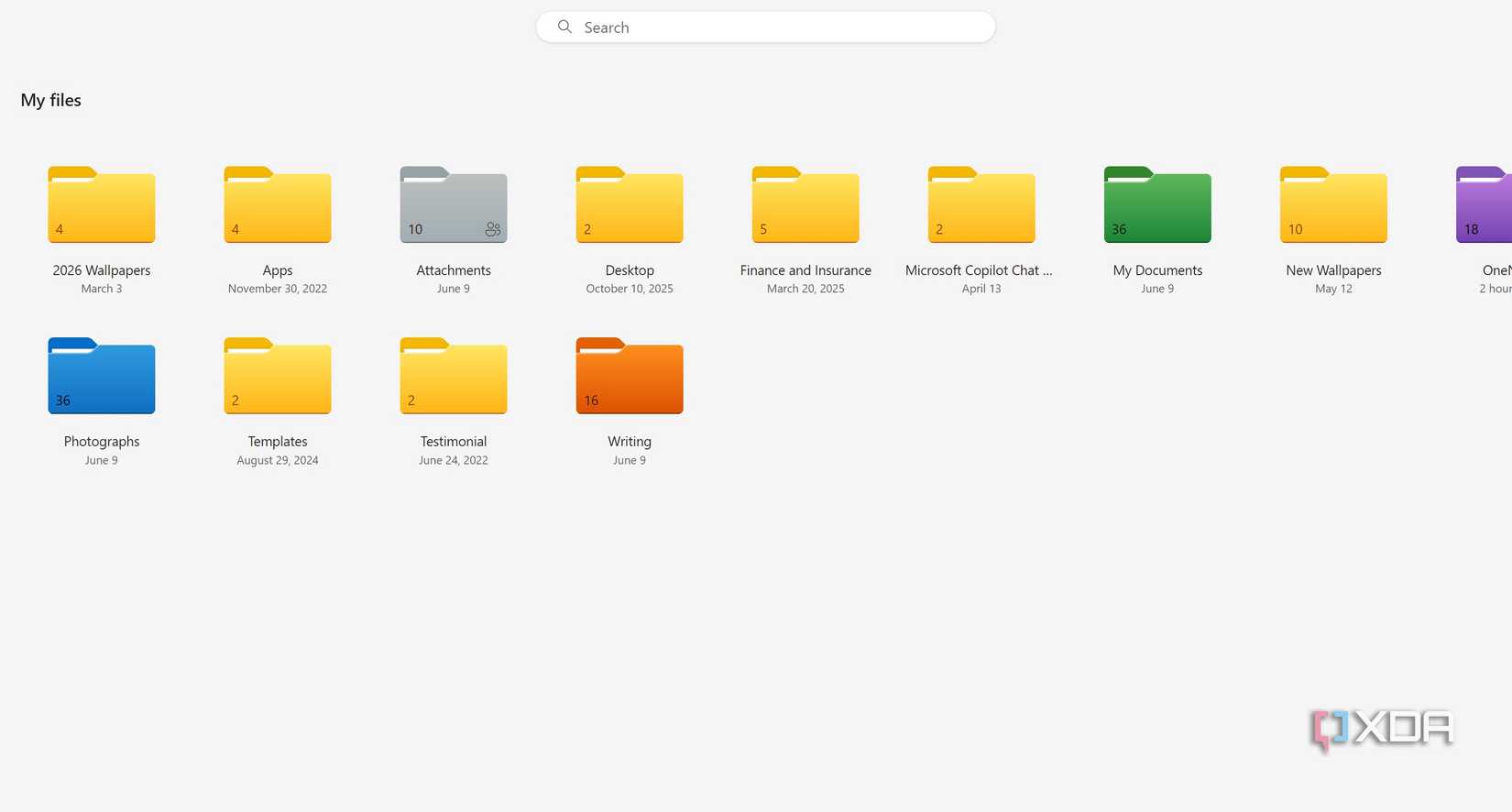 OneDrive web