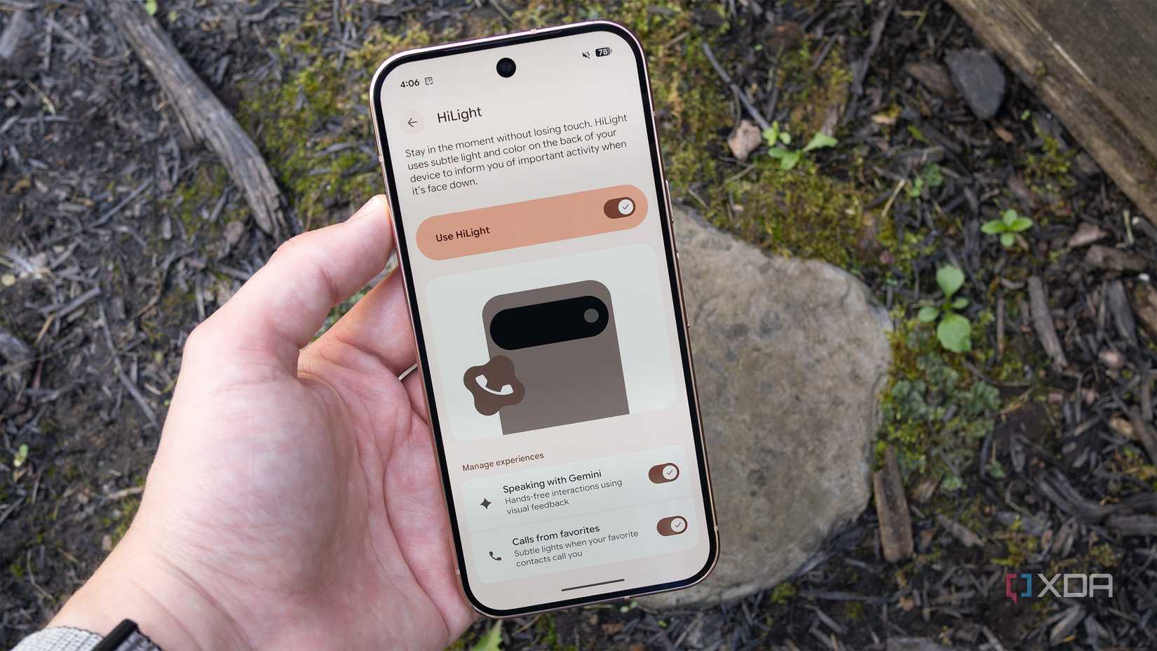 The Pixel 11 Pro's HiLight feature 