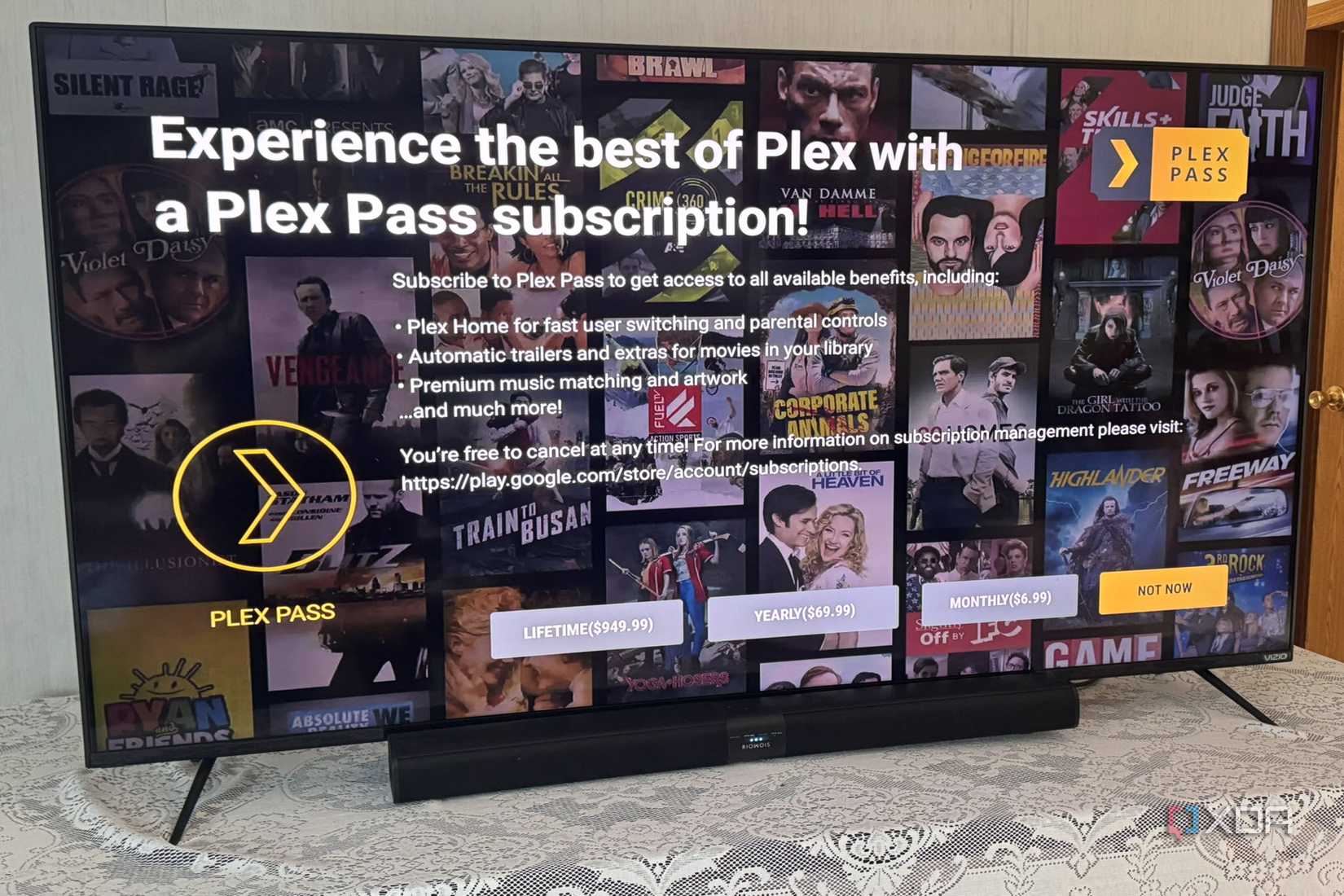 Plex Pass Splash Screen