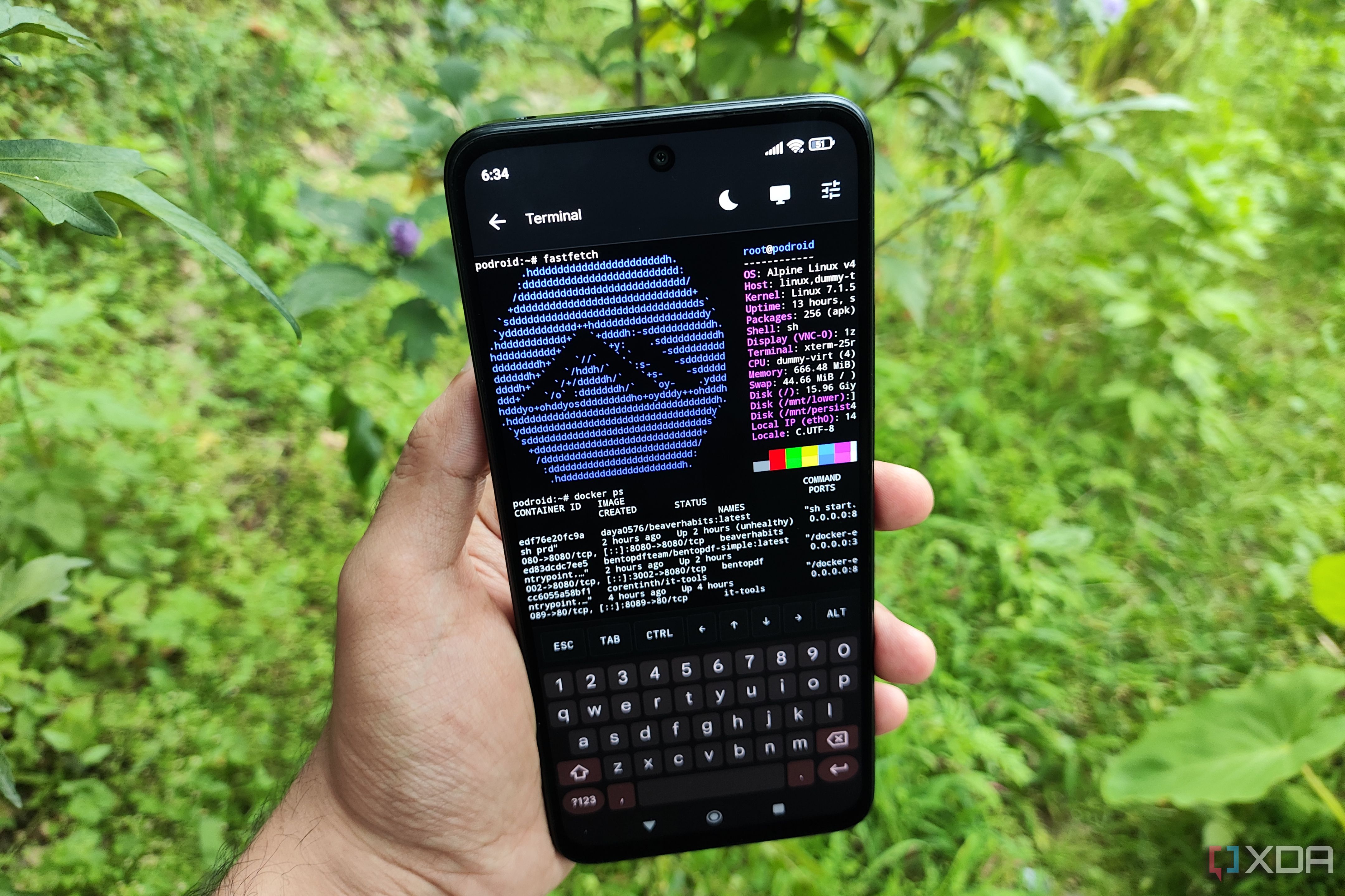 Running Podroid on a phone