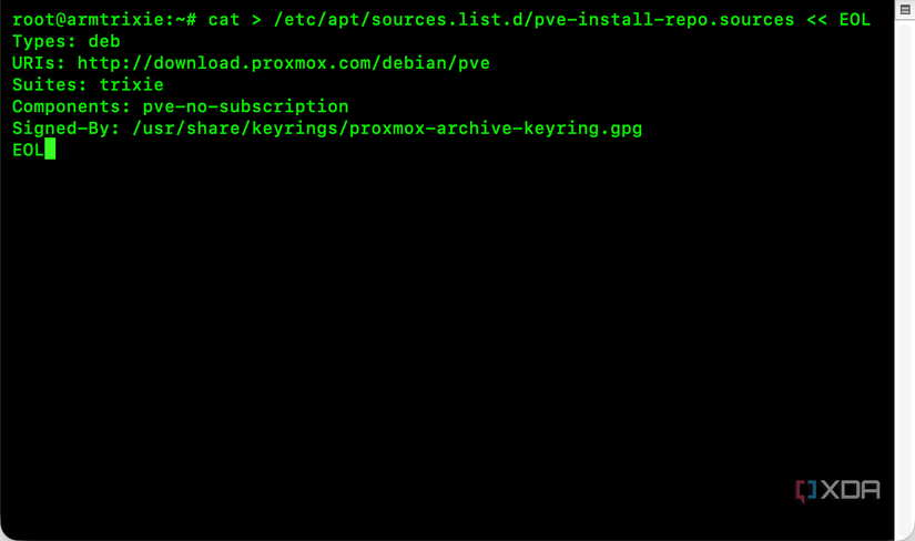 Proxmox's official Arm release doesn't support Raspberry Pi, so I installed it anyway