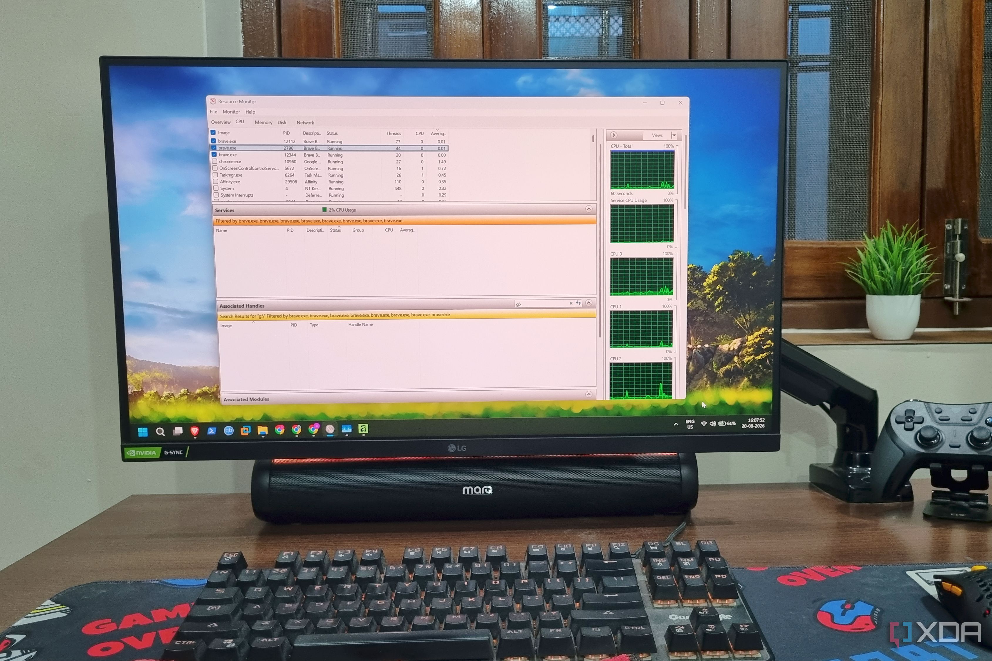 photo of resource-monitor windows