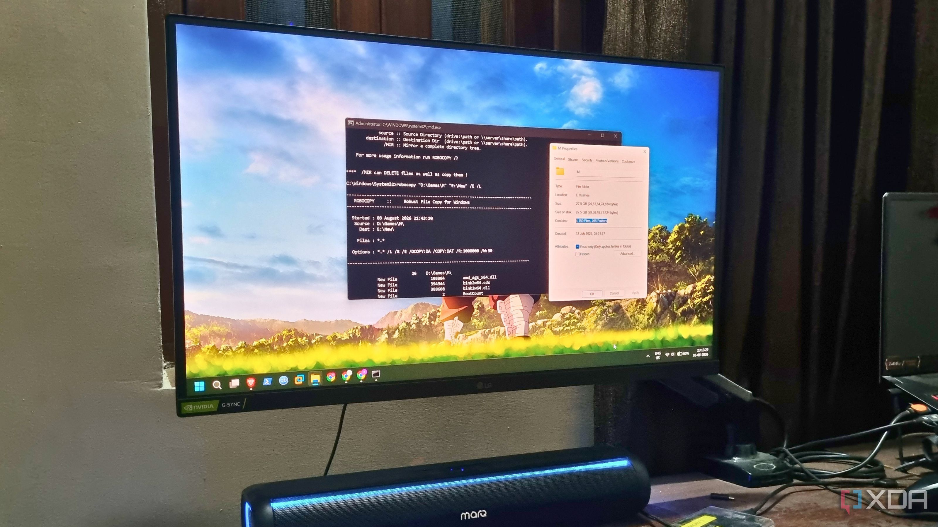 Robocopy beats File Explorer for large Windows file copies
